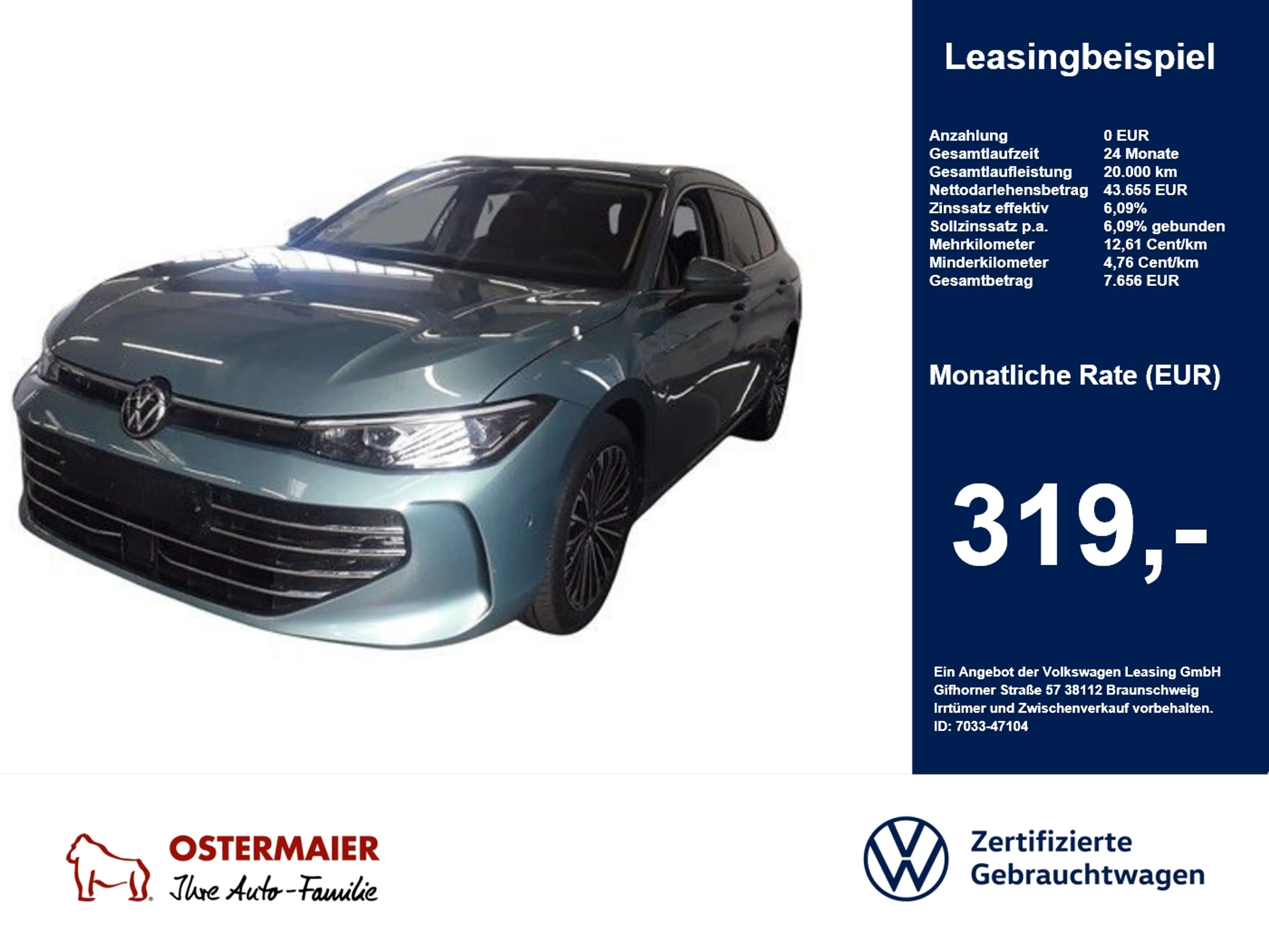 Volkswagen Passat Variant ELEGANCE 1.5eTSI 177PS DSG HYBRID NP.81T.5JG.AHK.A