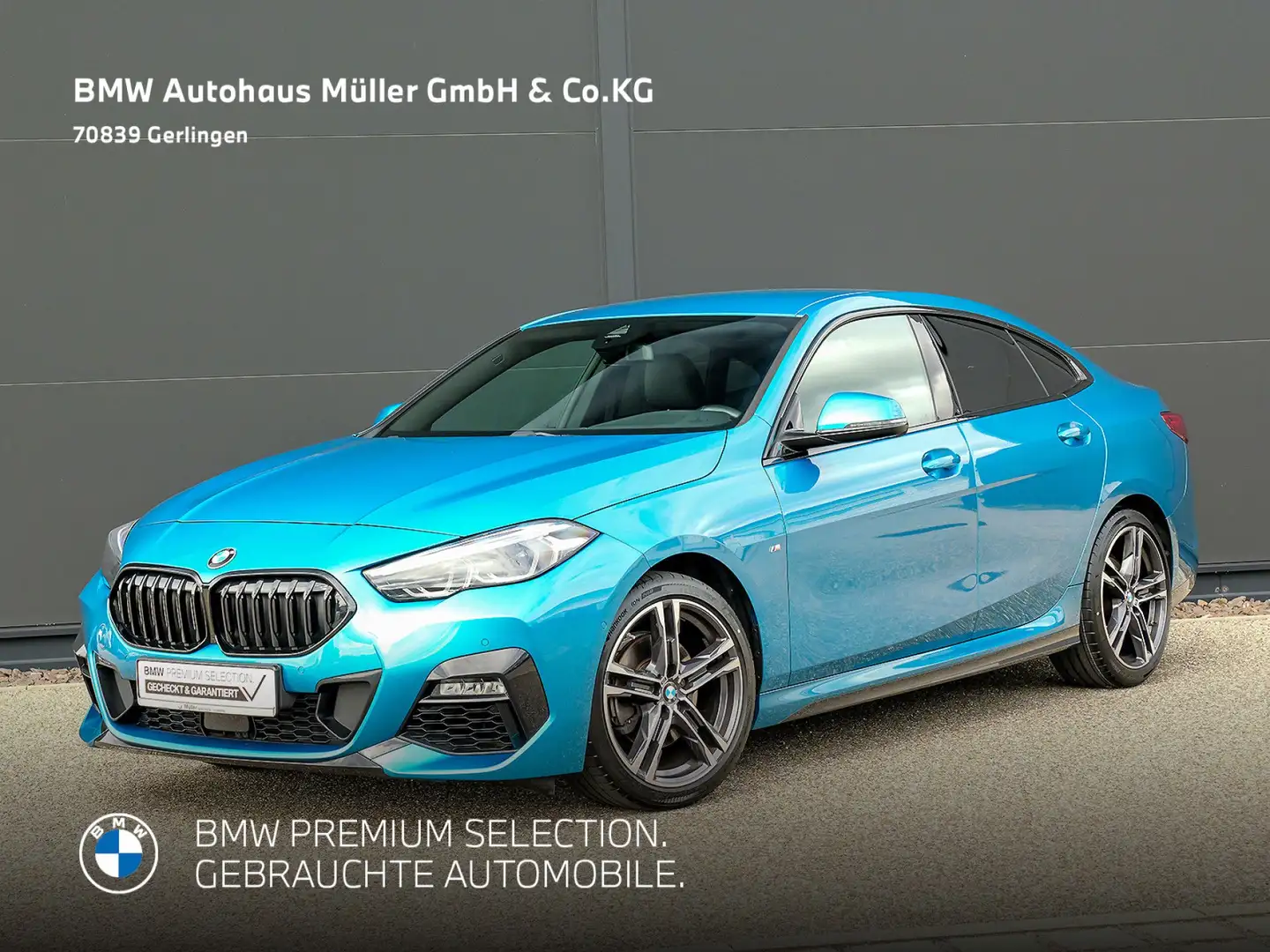 BMW 218 iA Gran Coupé M Sportpaket LED Navi DAB 1VB Azul - 2