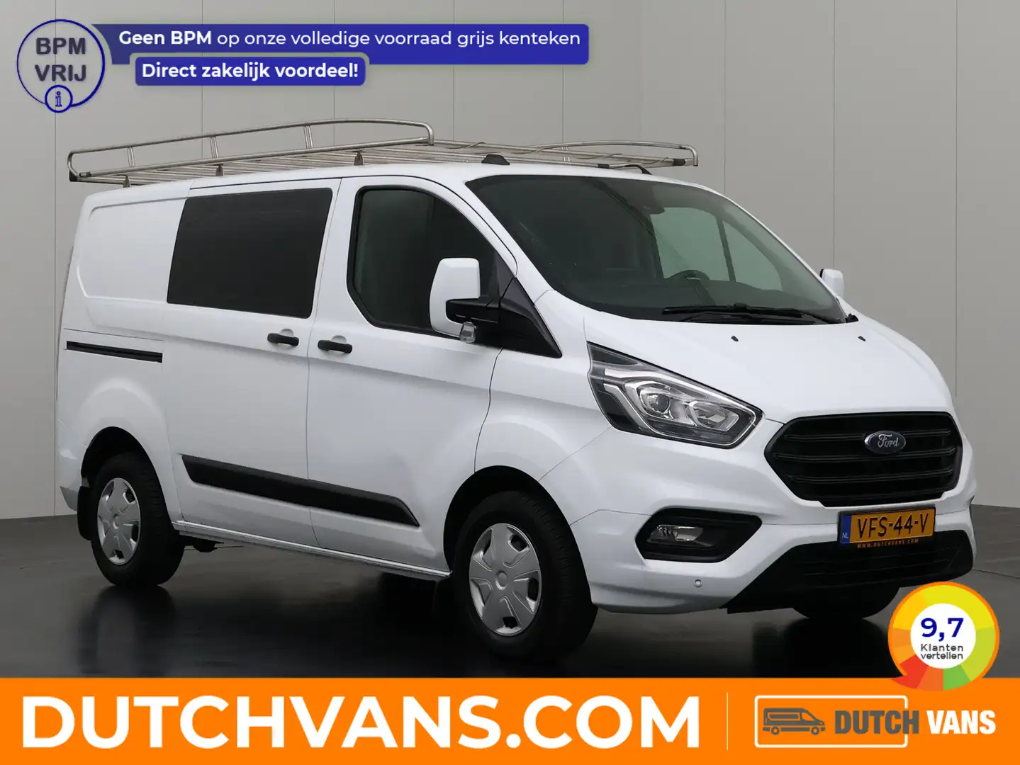 Ford Transit Custom 2.0TDCi Imperiaal | Trekhaak | Kastinrichting | To Blanc - 1