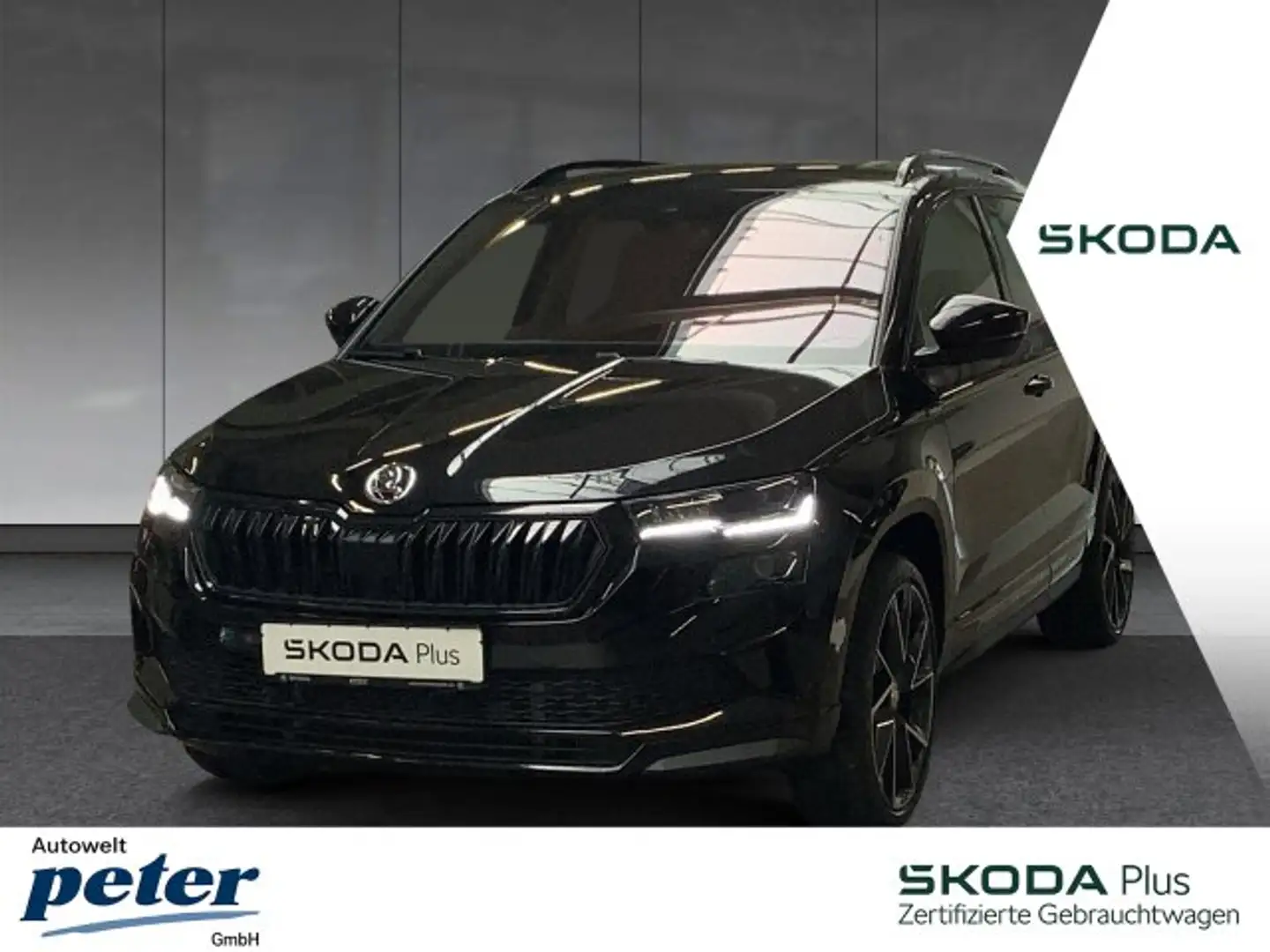 Skoda Karoq KAROQ SPORTLINE 1.5 TSI DSG **MATRIX*NAVIGATION* Schwarz - 1