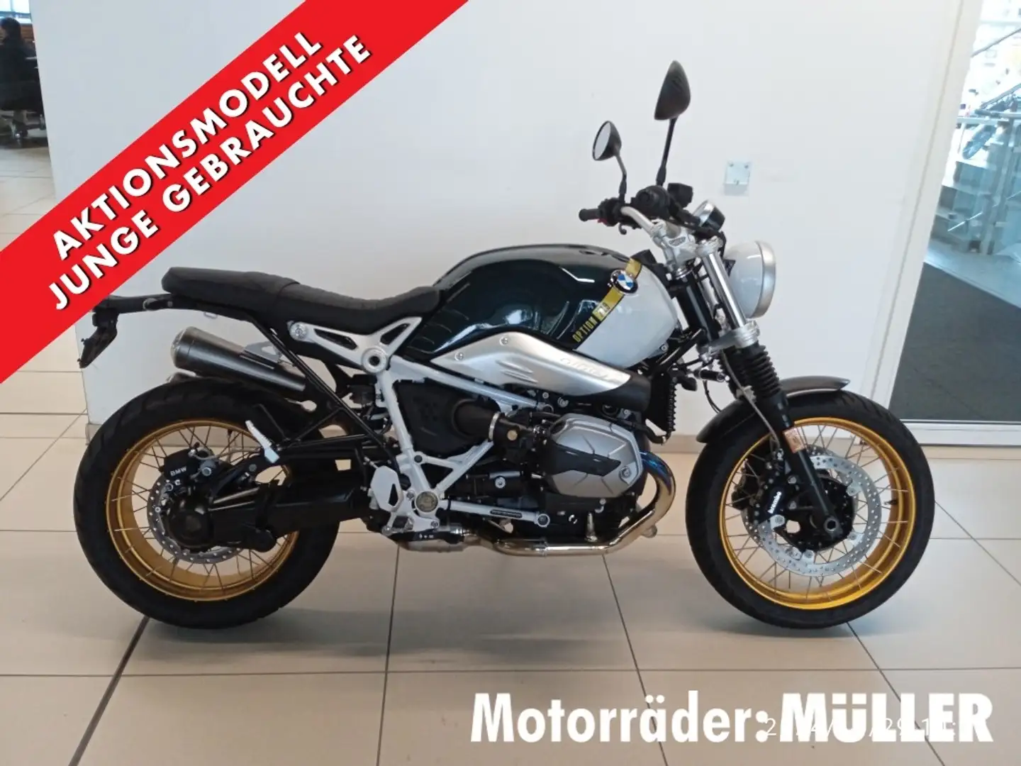 BMW R nineT Scrambler Option 719 Pollux, Komfort-Paket Weiß - 1