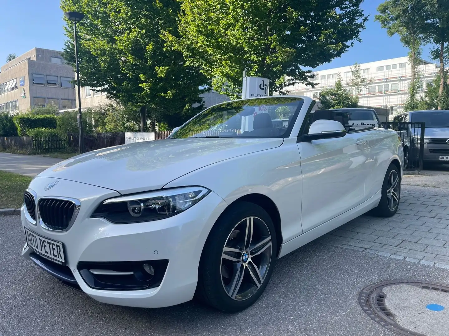 BMW 218 Cabrio 218 i Sport Line *App-Connect*Navi*SHZ* Weiß - 1