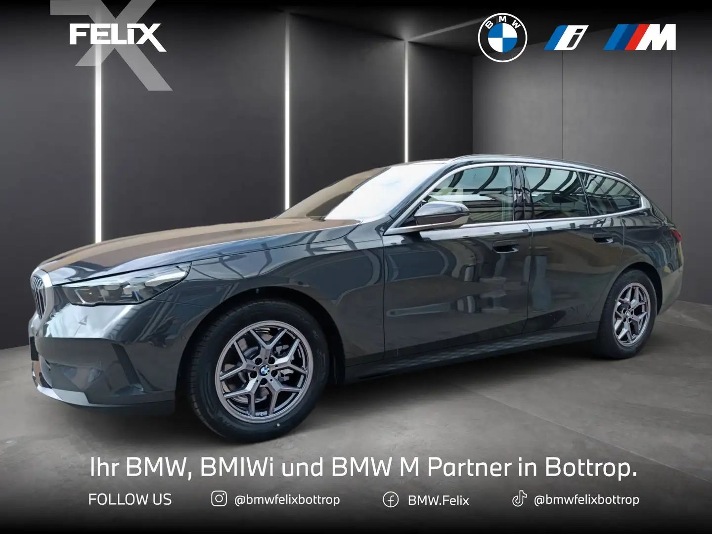 BMW 520 d Touring LED ADAPTIV+DRIVING+PARKING ASS+HIFI+LIV Grau - 1