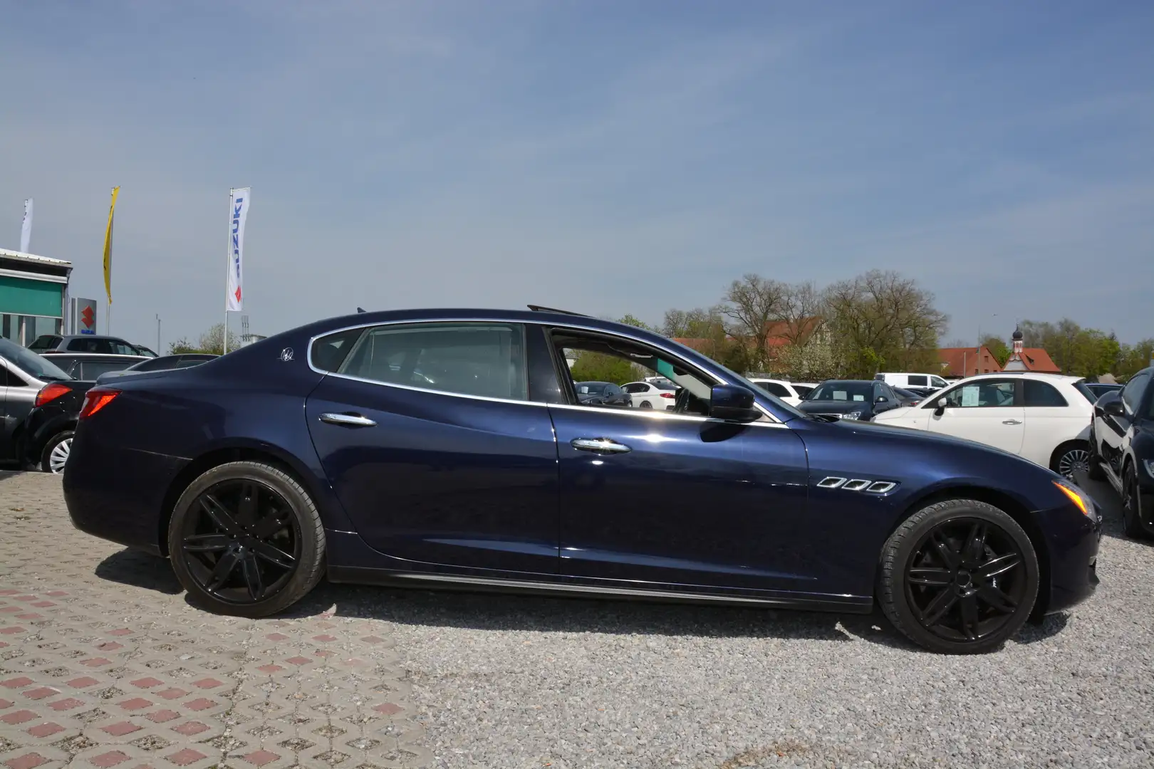 Maserati Quattroporte S Q4 Xenon Schiebedach 4x Sitzheizung Klima Navi Blau - 2