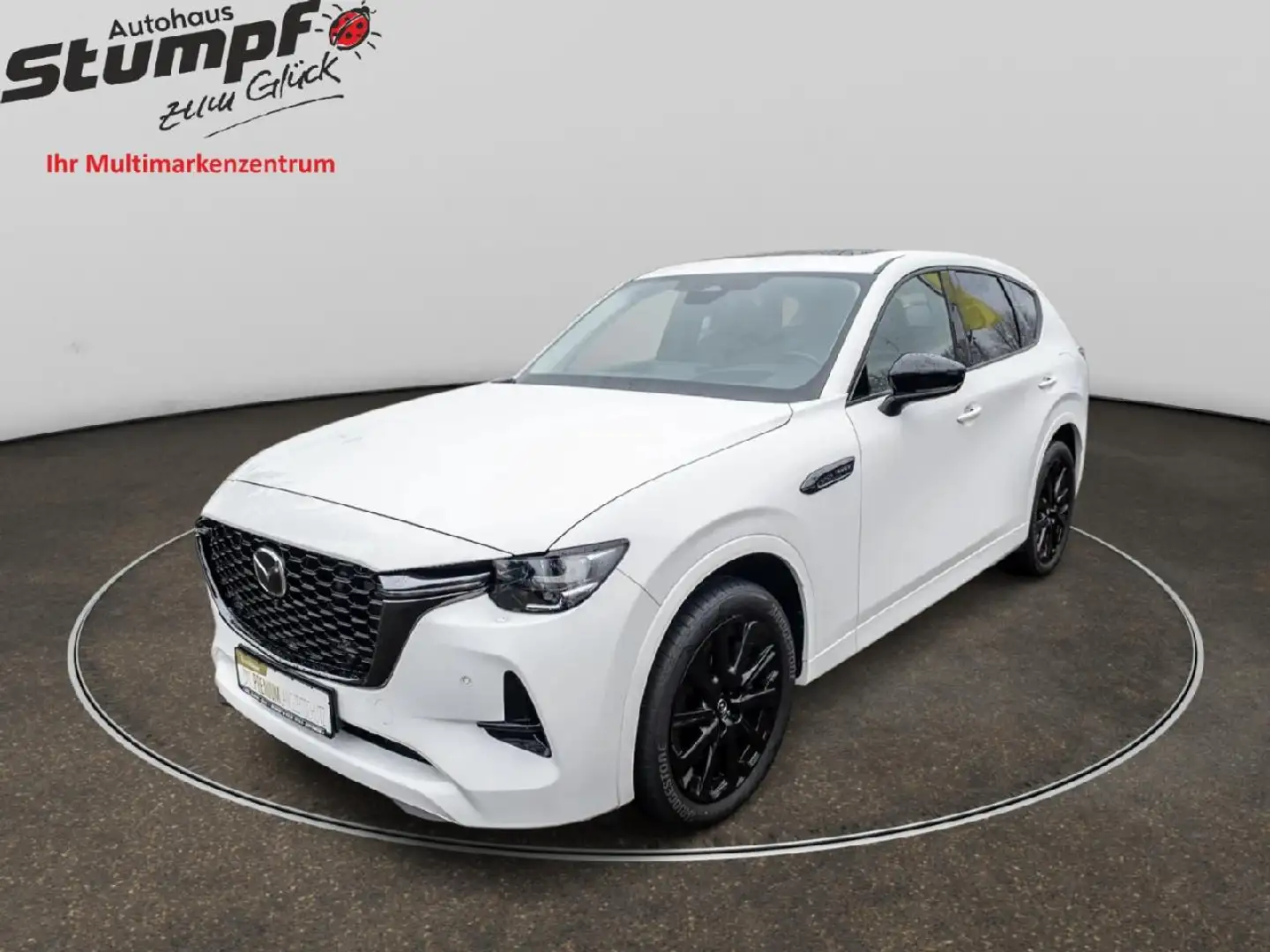 Mazda CX-60 Homura Hybrid AWD LEDER/NAVI/TOp Zustand Blanc - 1