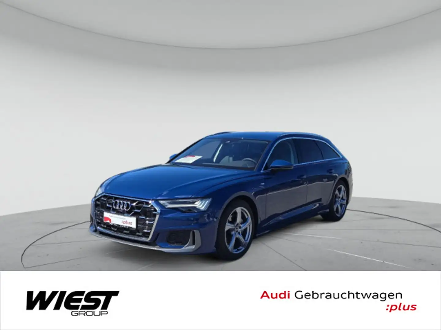 Audi A6 S line 40 TDI qu. S tronic, MATRIX/360° Blau - 1