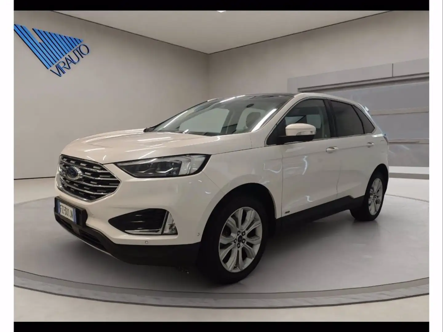 Ford Edge 2.0 ecoblue Titanium Blanc - 1