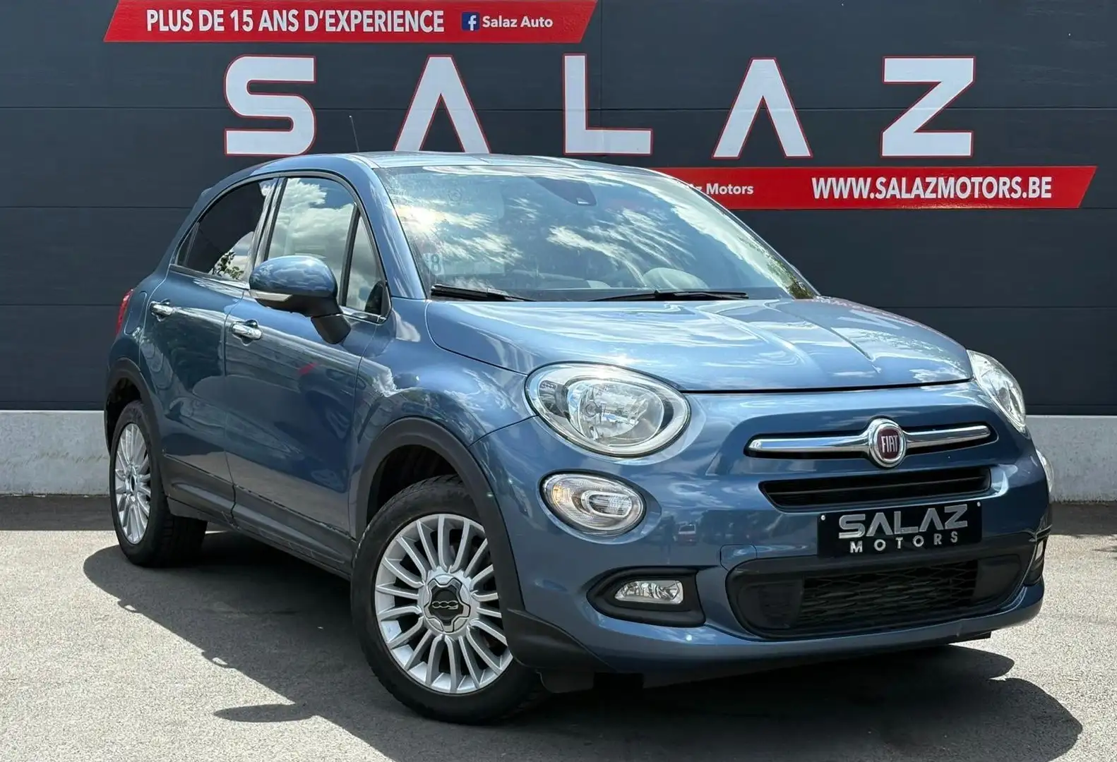 Fiat 500X 500X 1.6 Multijet_BAUTO_NAVI_CAMERA_CUIR_ Bleu - 1