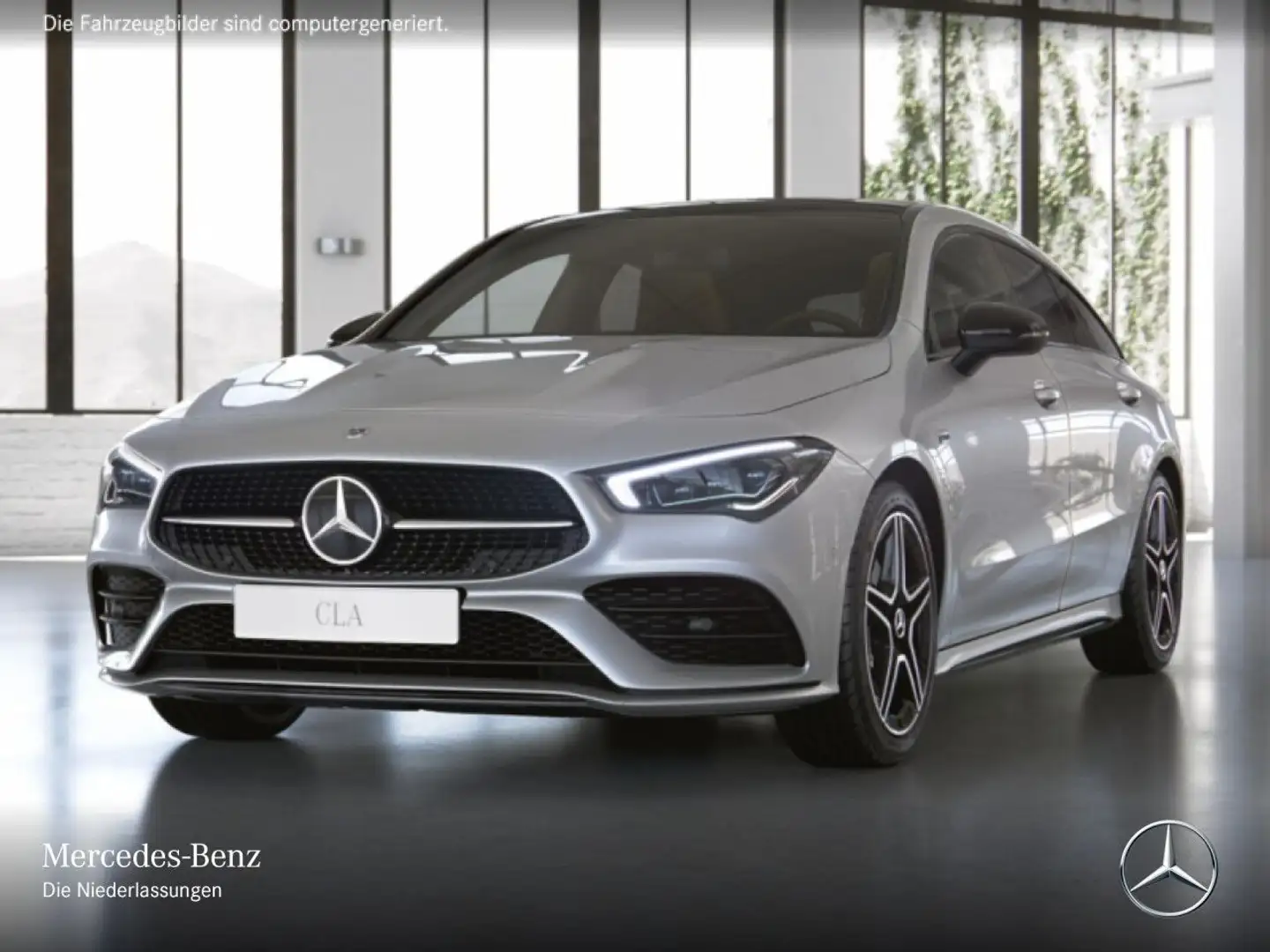 Mercedes-Benz CLA 250 e EDITION 2020+AMG+NIGHT+PANO+MULTIBEAM+8G Silber - 2