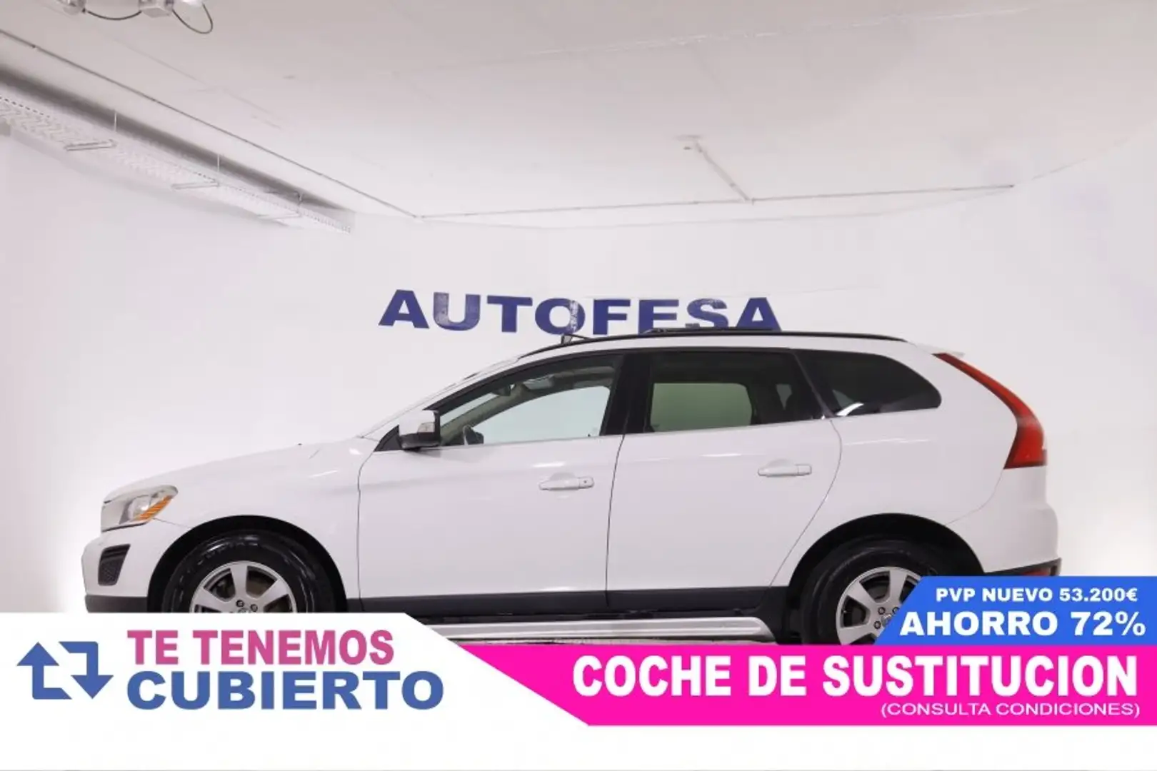 Volvo XC60 2.4D MOMENTUM AWD AUTO 205CV 5P # TECHO ELECTRICO, Blanco - 2