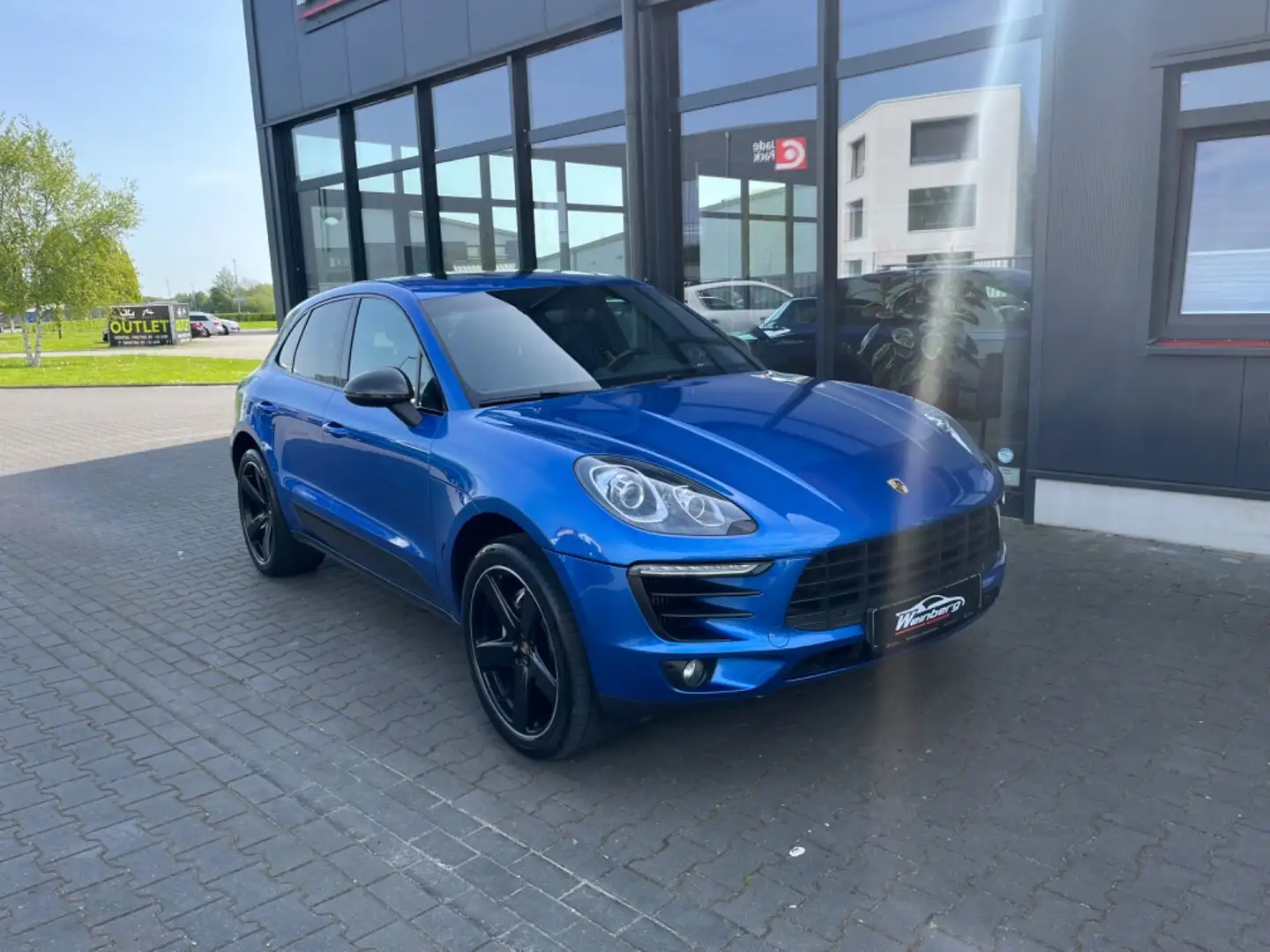 Porsche Macan S- Leder-Navi-Pano-Bose-Carbon Blauw - 2