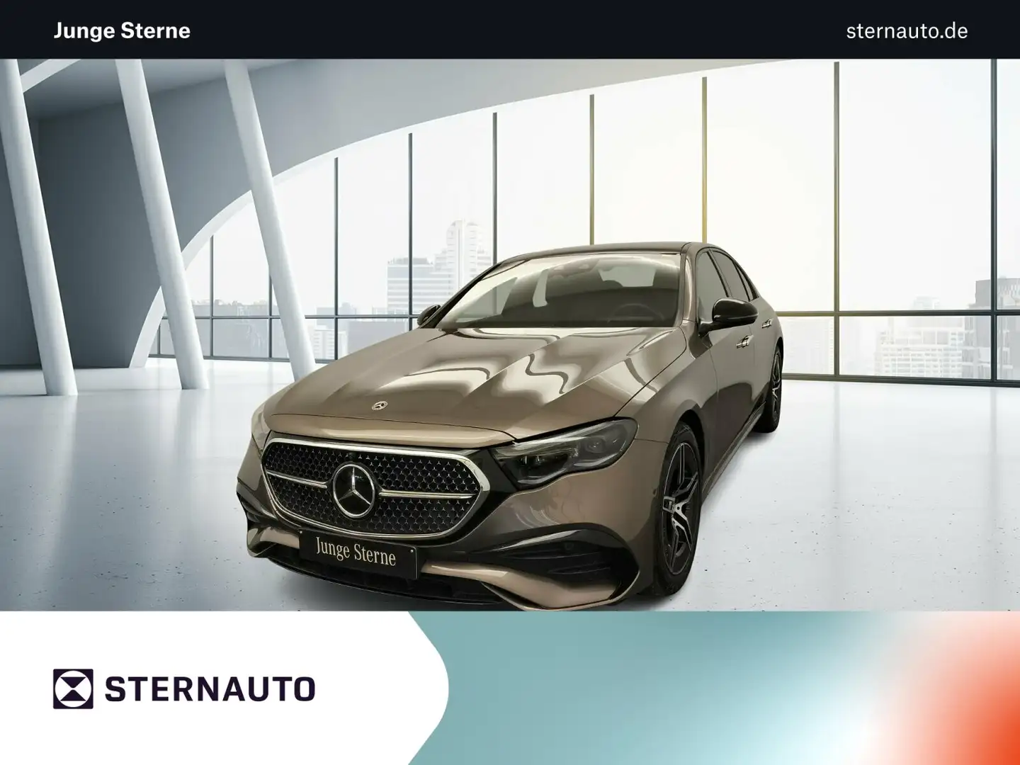 Mercedes-Benz E 220 E 220d AMG Premium+ Pano Distr SuperScreen Night Braun - 1