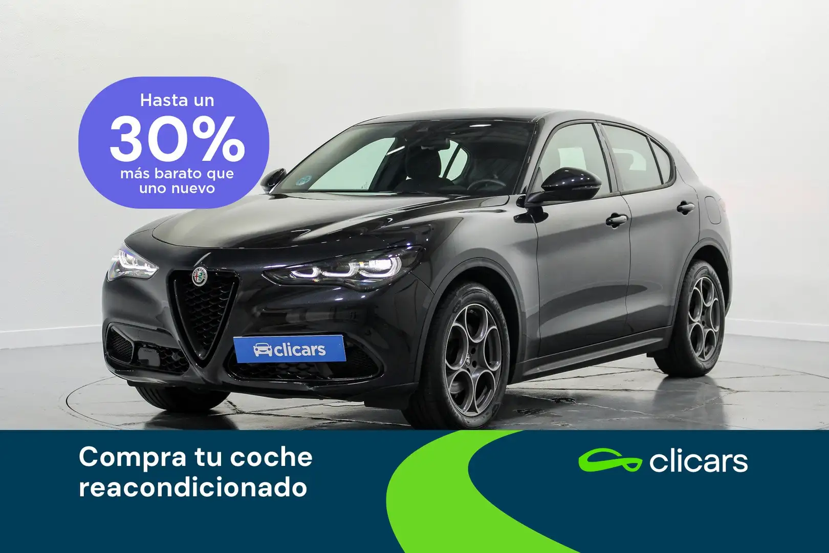 Alfa Romeo Stelvio 2.2 Sprint RWD Aut. 160 Negro - 1