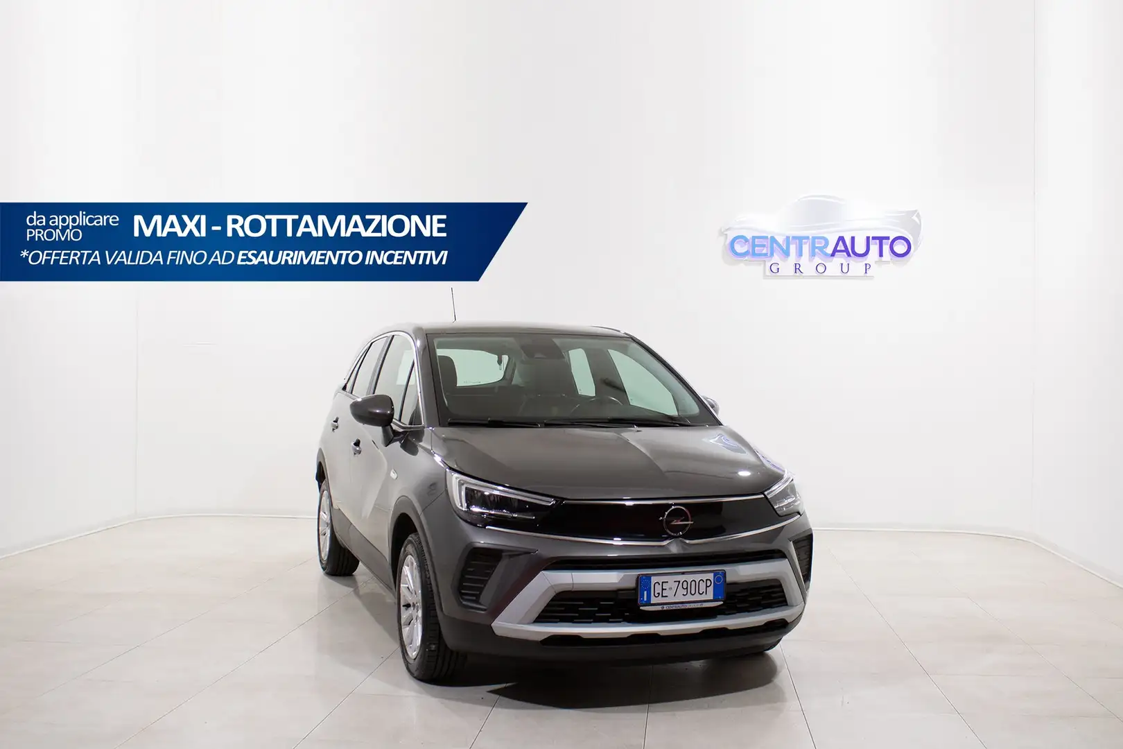 Opel Crossland X 1.2 TURBO 110cv ELEGANCE *LED, CLIMA BI-ZONA* Grigio - 1