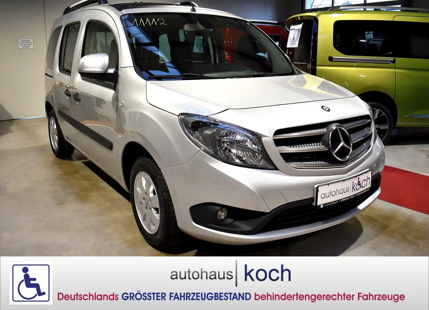 Mercedes-Benz Citan 112 EU6 Automatik rollstuhlgerecht Srebrny - 2
