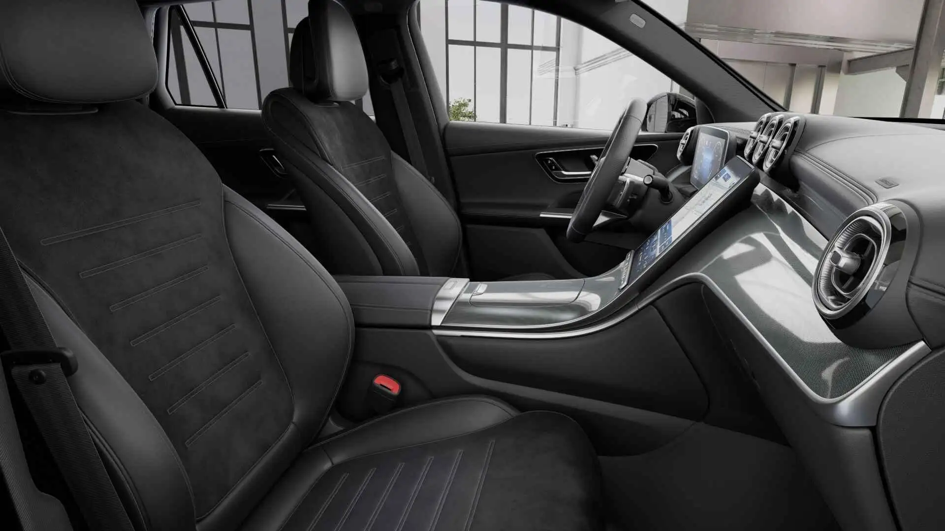 Mercedes-Benz GLC 200 4MATiC AMG Line | Panoramisch Dak | Alu instaptred Grijs - 2