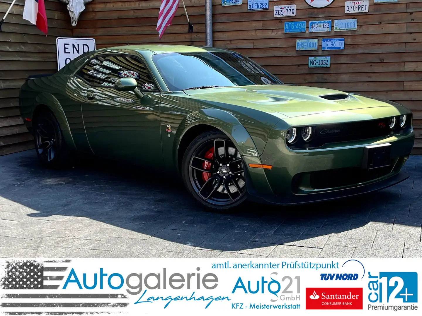 Dodge Challenger 6,4L WIDEBODY Schalter BREMBO Scat Green - 1