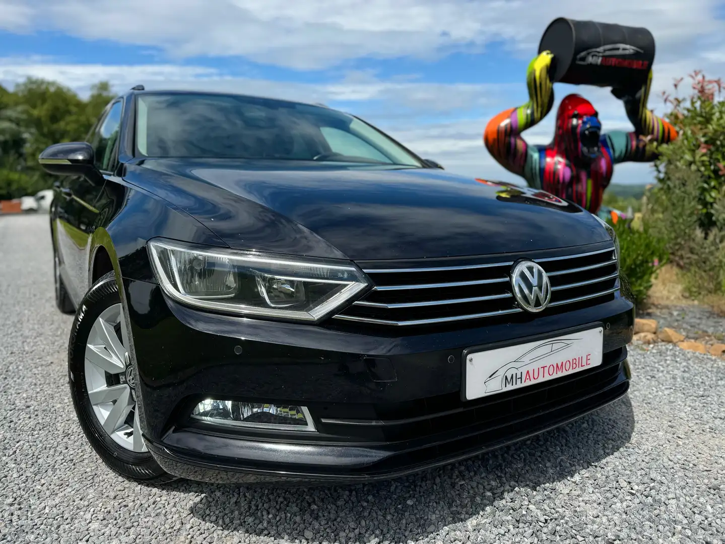Volkswagen Passat Variant SW 1.6 CR TDi Zwart - 1