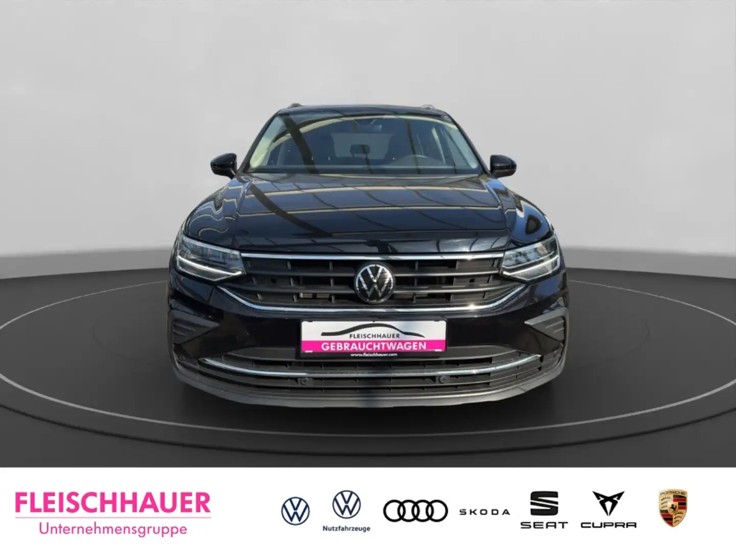 Volkswagen Tiguan Active 2.0 TDI Navi+LED+ACC+17''+App-connect+Parkl Schwarz - 2