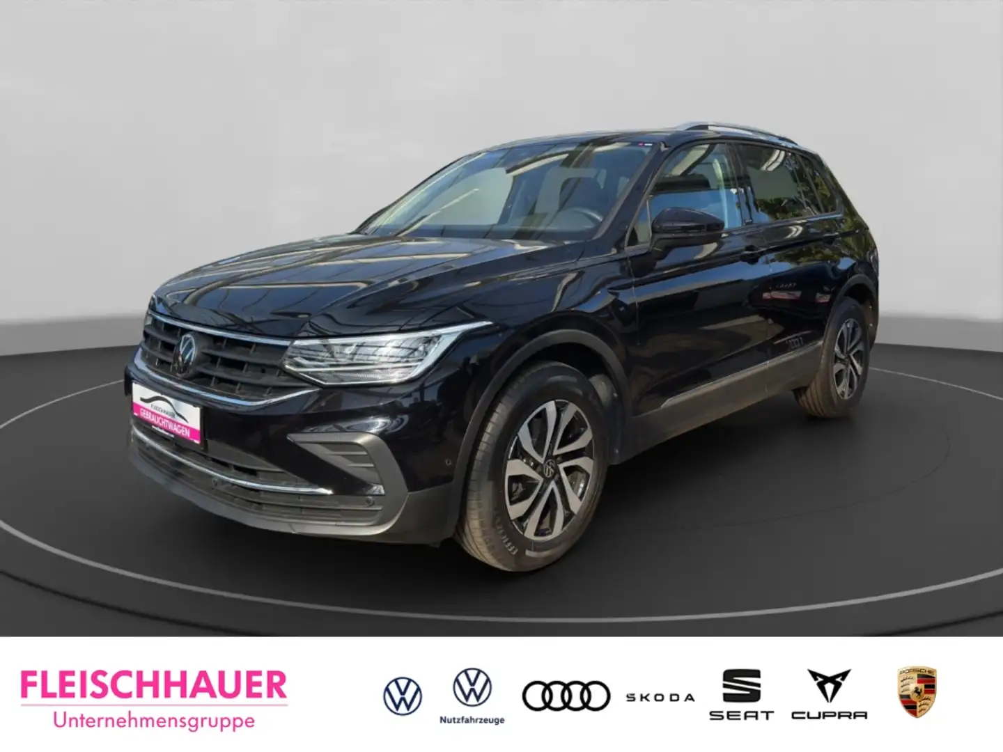 Volkswagen Tiguan Active 2.0 TDI Navi+LED+ACC+17''+App-connect+Parkl Schwarz - 1