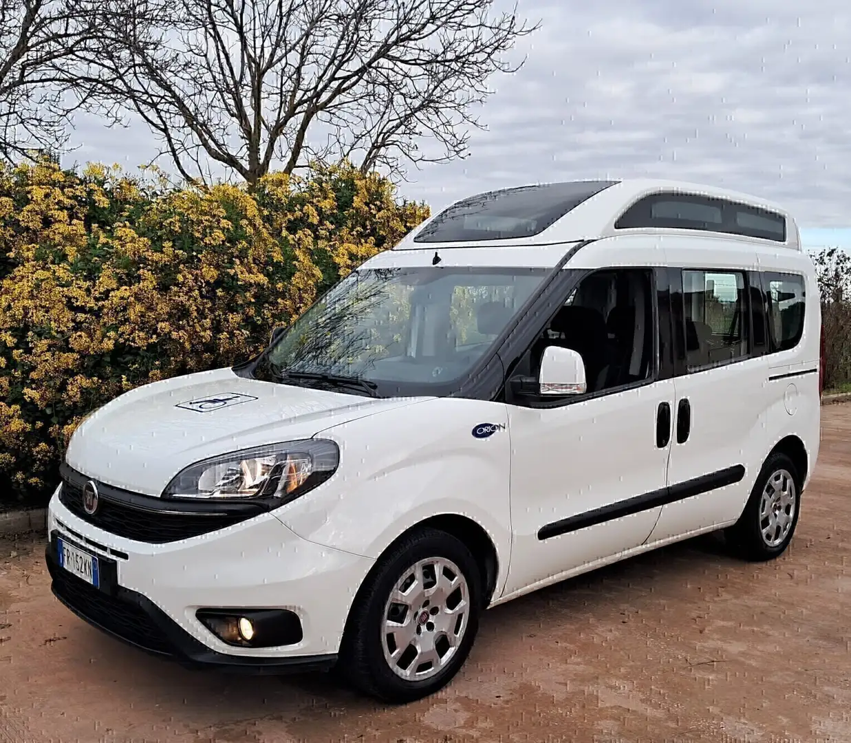 Fiat Doblo Doblò TETTO ALTO TRASPORTO DISABILI EURO6 Blanco - 1