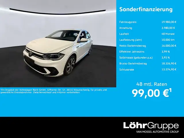 Volkswagen Polo 1.0 TSI DSG R Line IQ.Light, RFK, Navi., ACC, 1...