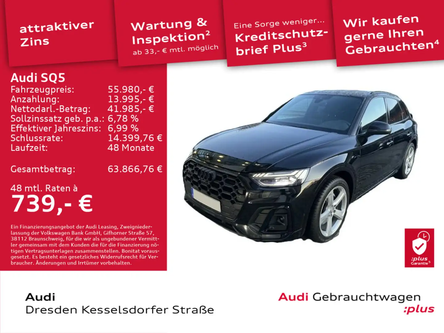 Audi SQ5 SUV TDI 251(341) kW(PS) tiptronic Schwarz - 1
