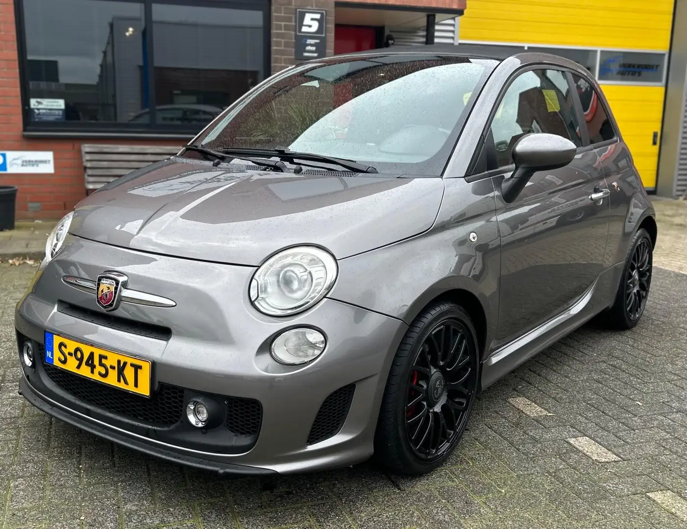 Fiat 500C 1.4-16V Abarth. clima. pdc. start stop Gris - 2