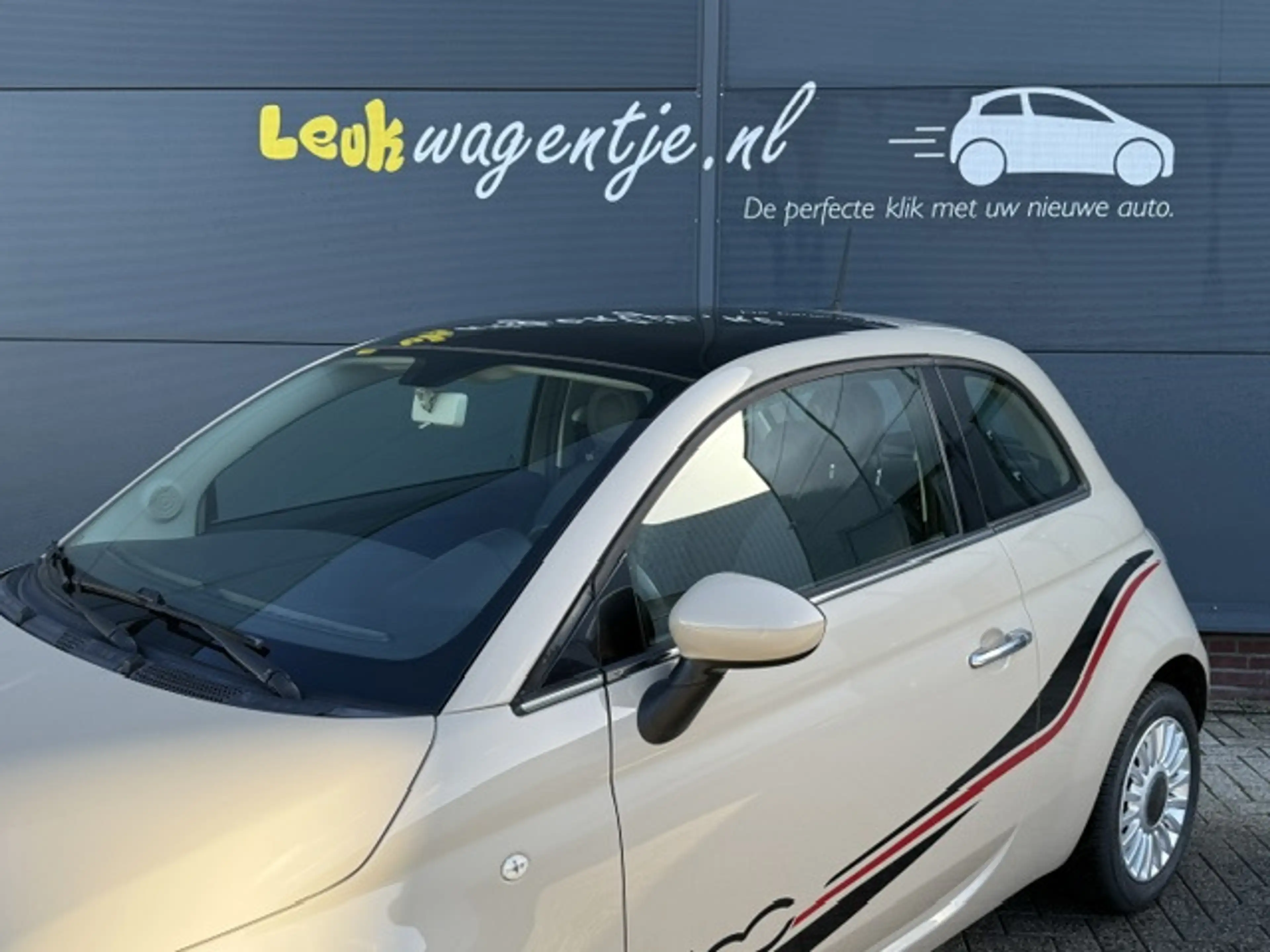 Fiat 500 1.2 Lounge *cappuccino *airco *panorama *bluetooth — photo 11