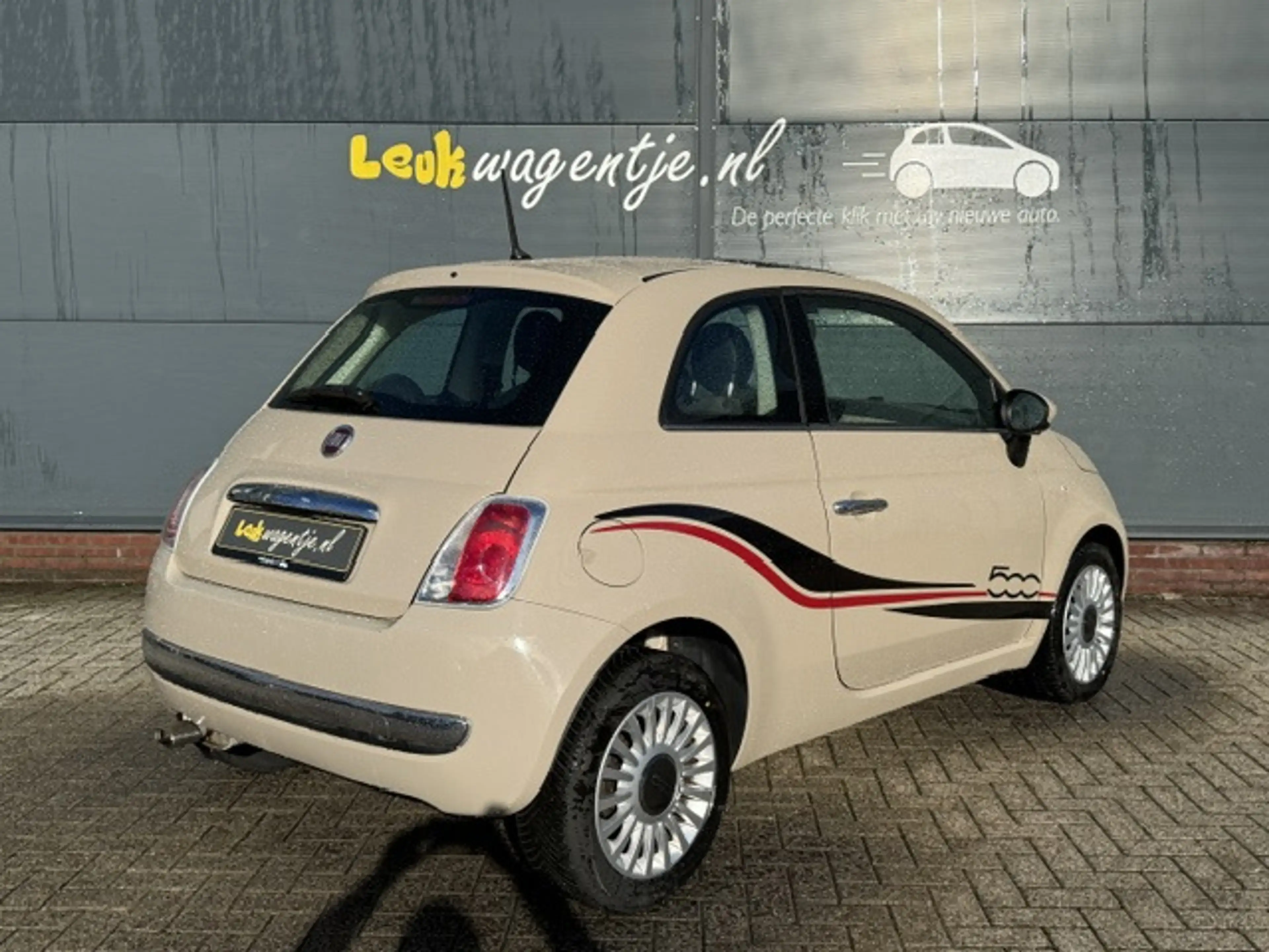 Fiat 500 1.2 Lounge *cappuccino *airco *panorama *bluetooth — photo 2