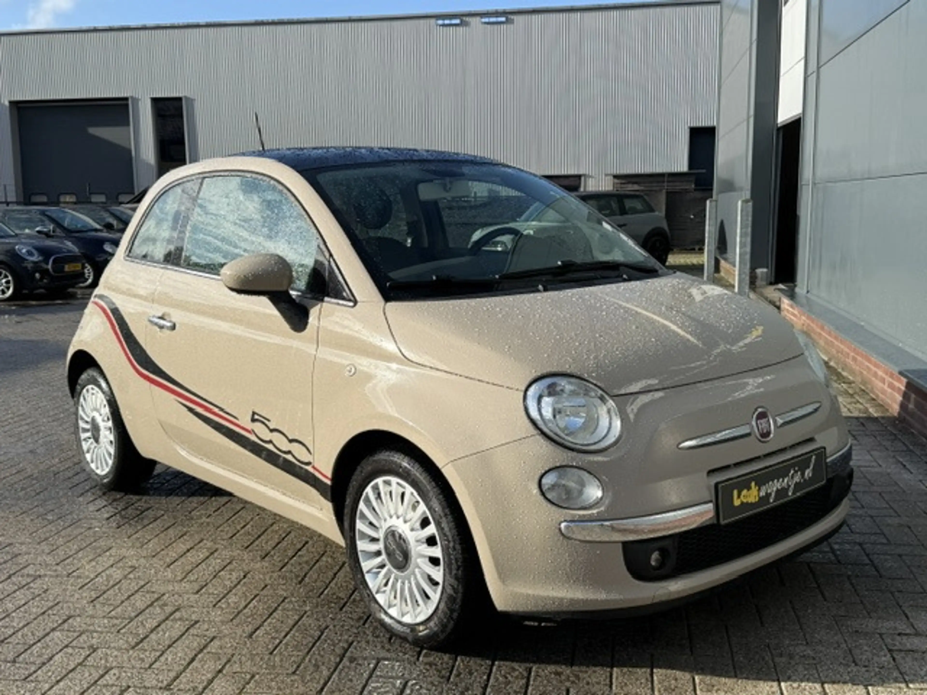 Fiat 500 1.2 Lounge *cappuccino *airco *panorama *bluetooth — photo 9