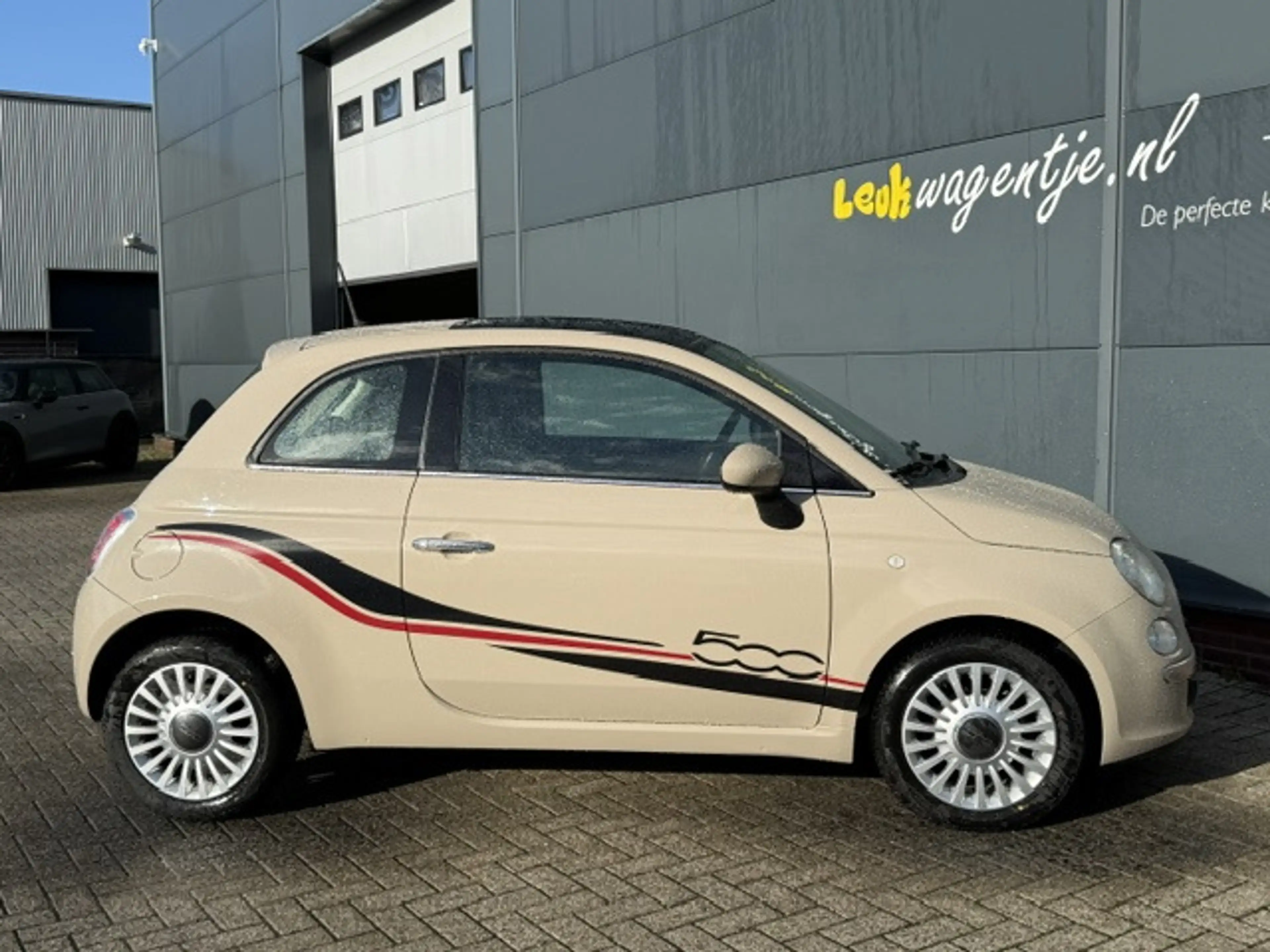 Fiat 500 1.2 Lounge *cappuccino *airco *panorama *bluetooth — photo 7