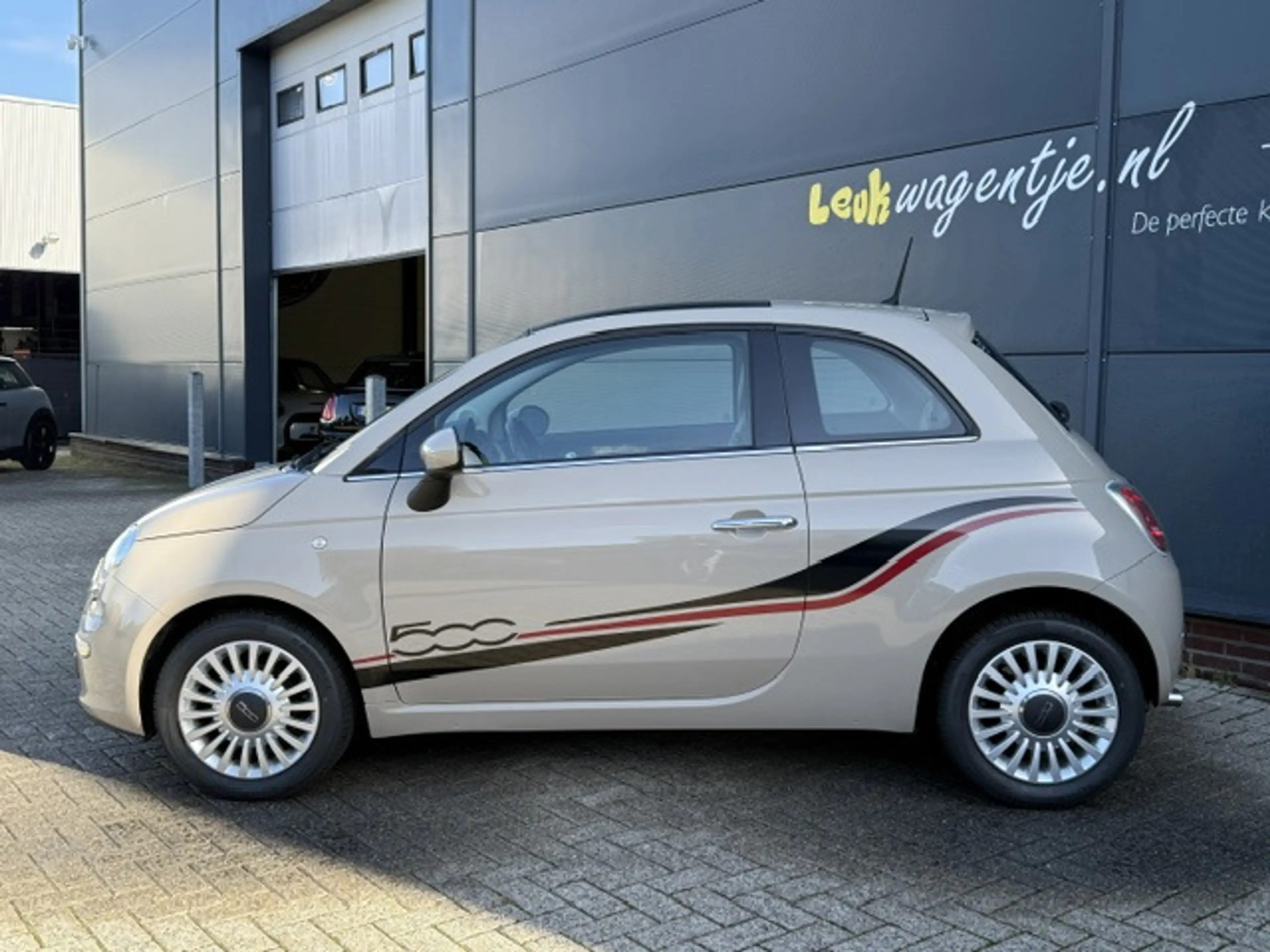 Fiat 500 1.2 Lounge *cappuccino *airco *panorama *bluetooth — photo 6