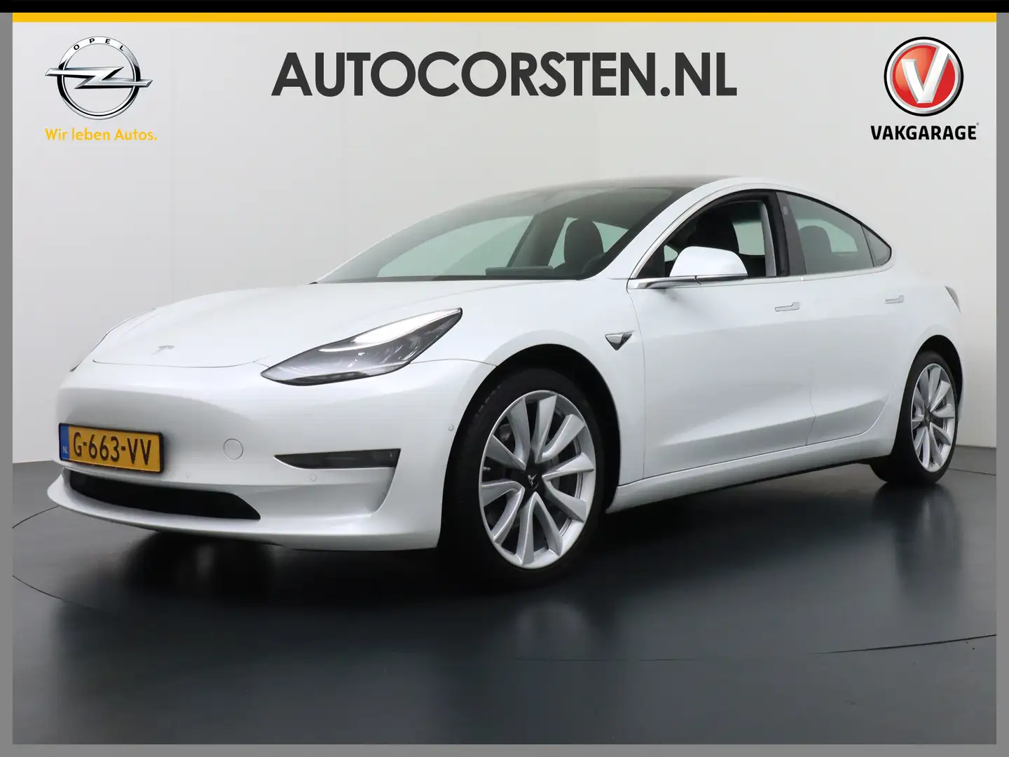 Tesla Model 3 Long Range 75kWh 463PK 19" FSD-Full Self Driving C Wit - 1