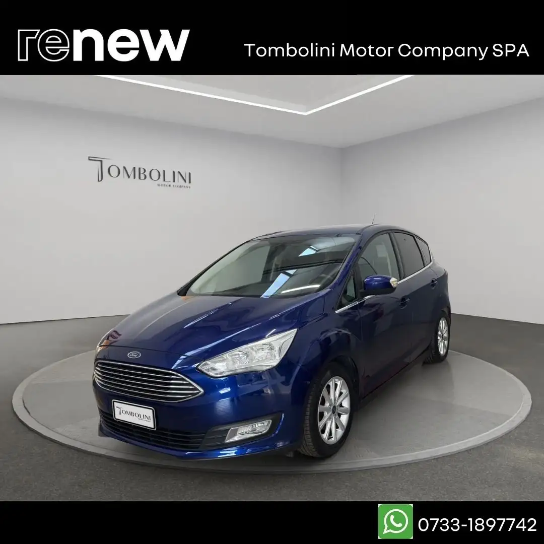 Ford C-Max C-Max III 2015 1.6 Titanium Gpl 120cv Blu/Azzurro - 1