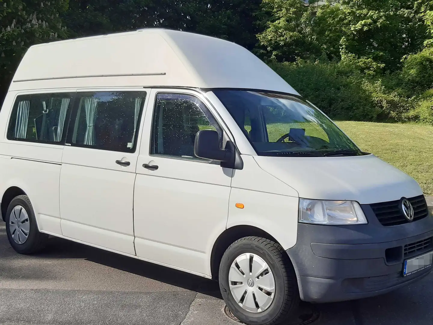 Volkswagen T5 prof. Wohnmobilausbau | festes Hochdach | lang Fehér - 1