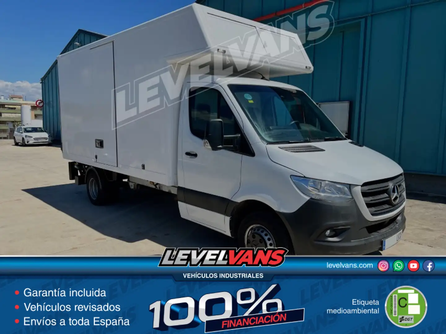 Mercedes-Benz Sprinter Chasis Cabina 316CDI Largo tT Weiß - 1