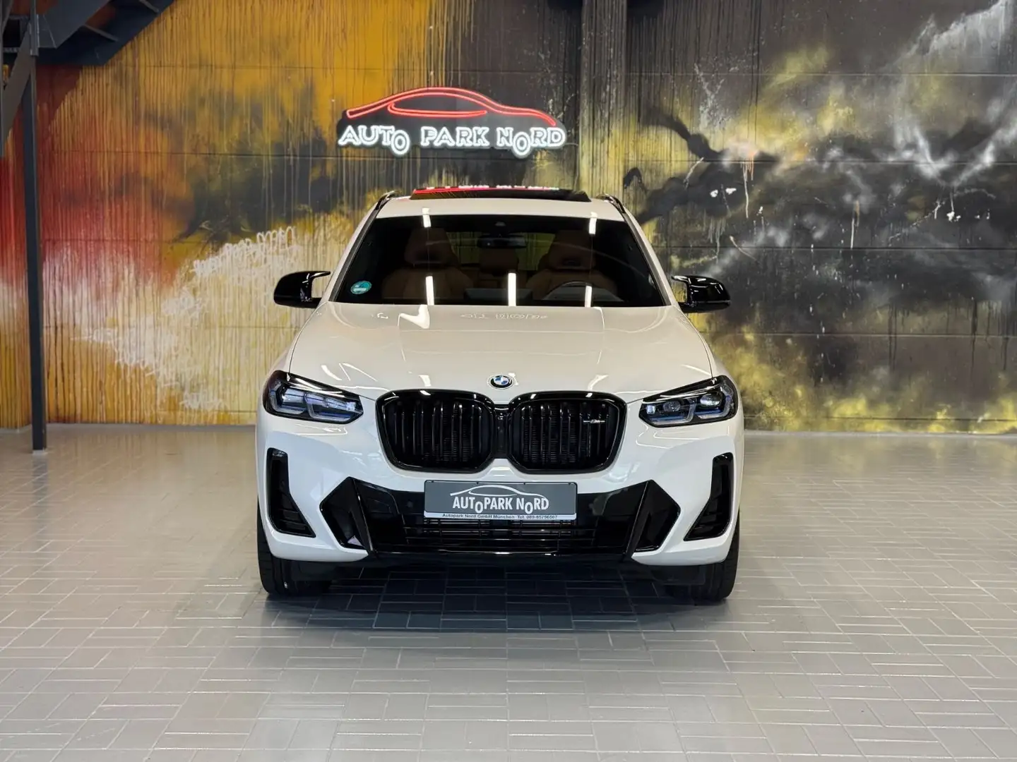 BMW X3 M i~PANO~KAMERA 360~HEAD-UP~LASER~ALU 21~H&K Weiß - 2