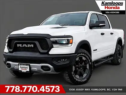 White 2022 RAM 1500 Pickup Truck Four-Wheel Drive Automatic