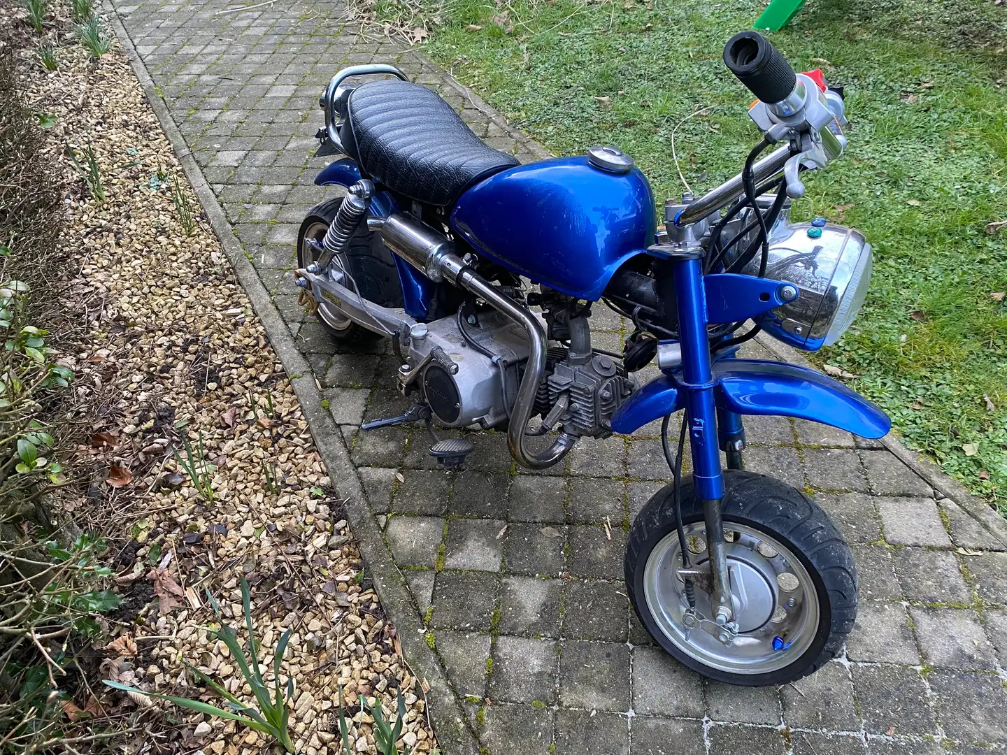 Honda Monkey ZB 50 Bleu - 2