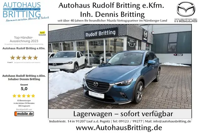 Mazda CX-3 Benzin 121PS 6GS Selection Navi PDC SHZ