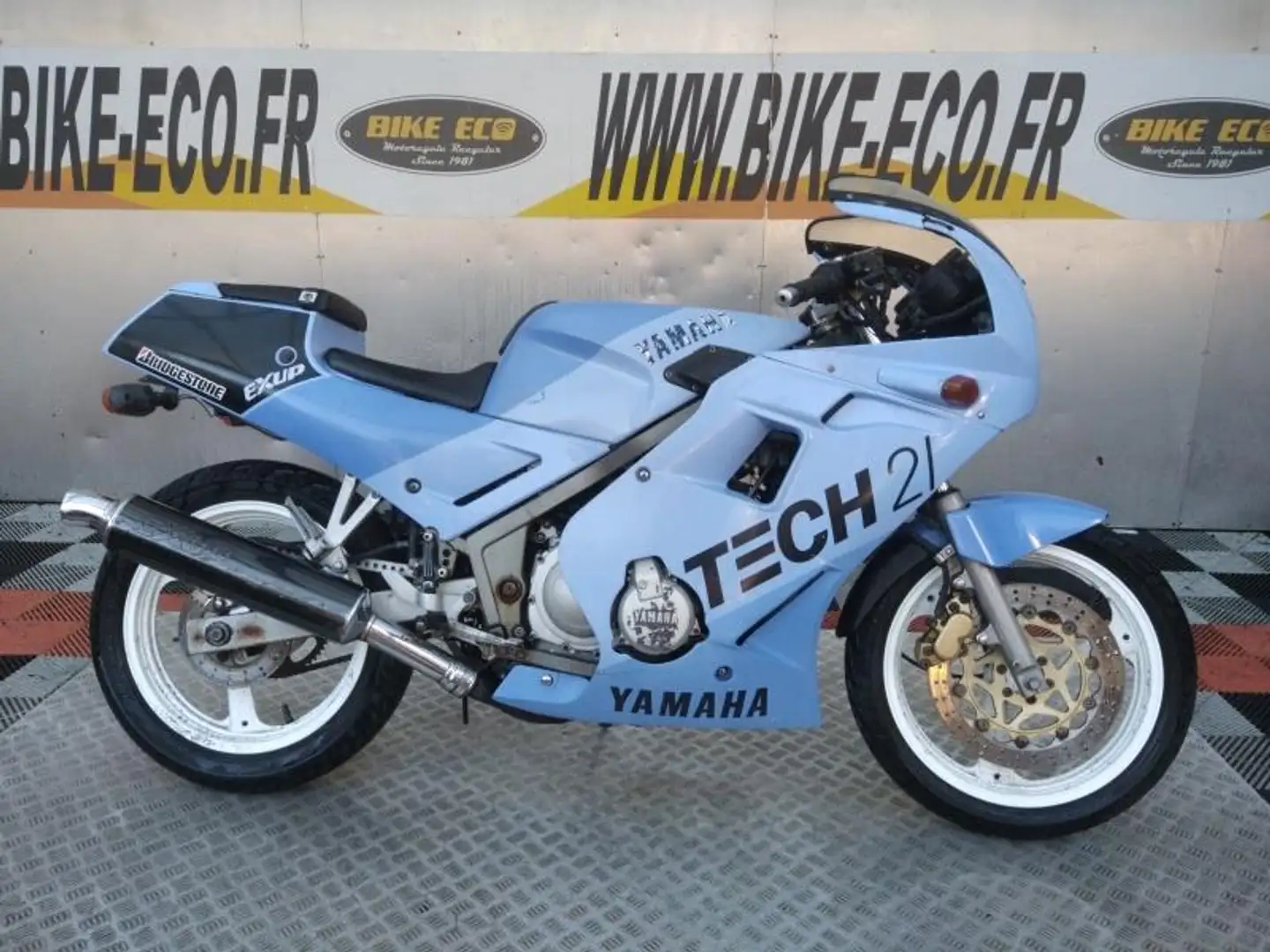 Yamaha FZR 250 Blauw - 1