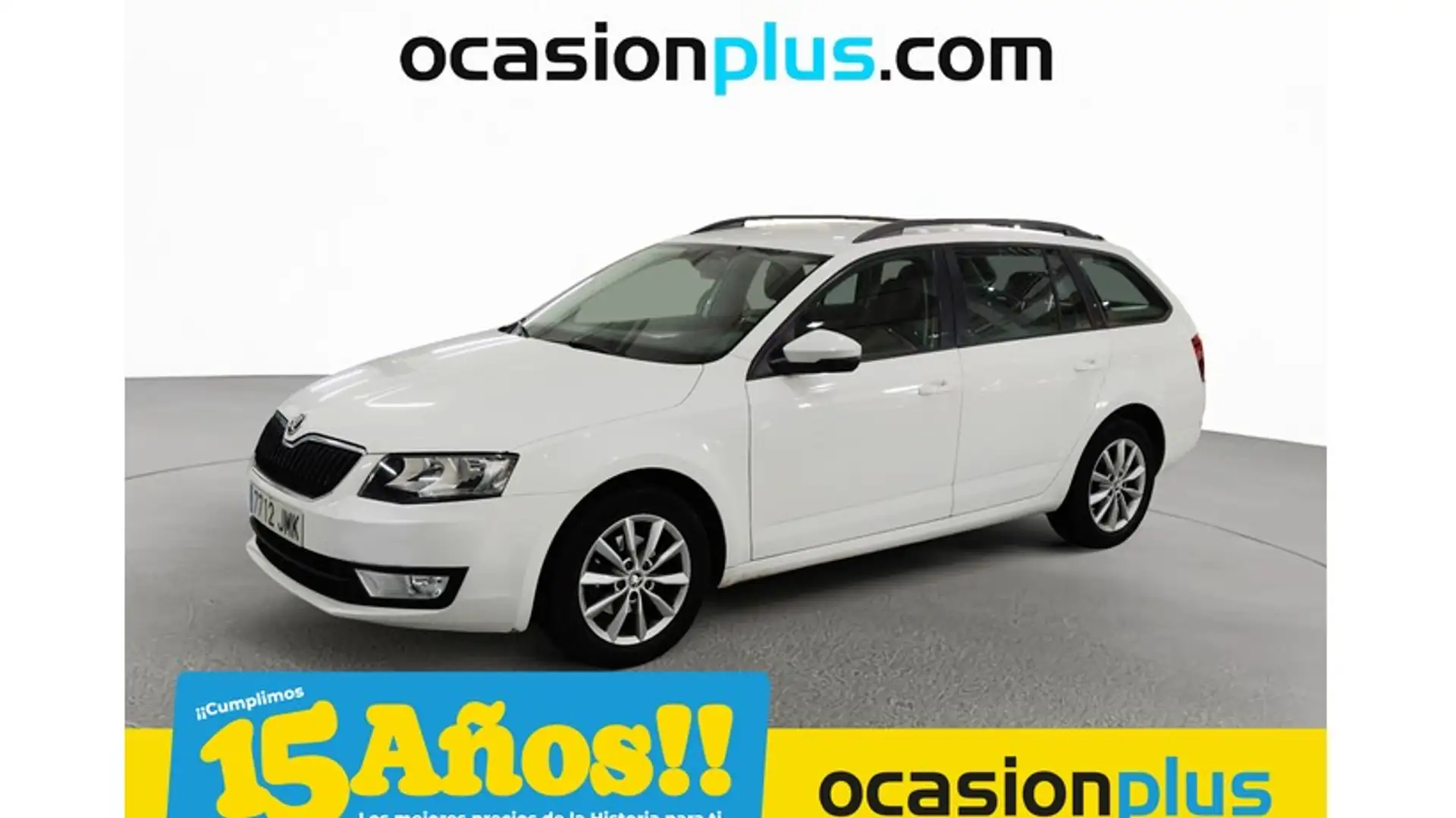 Skoda Octavia Combi 1.6TDI CR Style 110 Blanc - 1