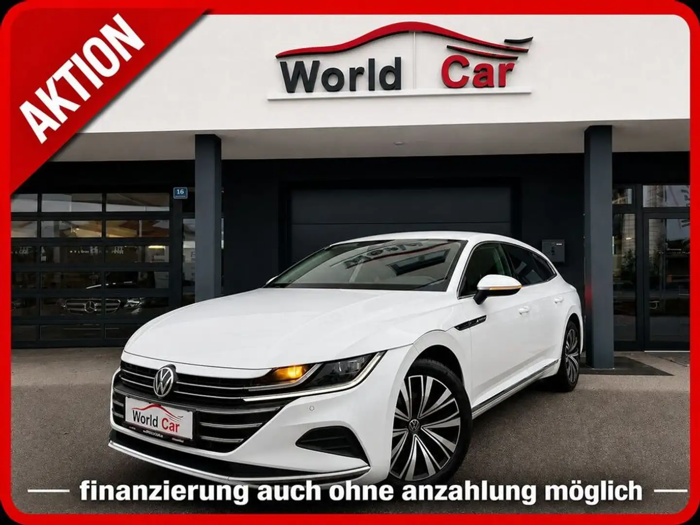 Volkswagen Arteon SB 2,0 TDI DSG LED-Navi-Virtual-Garantie Weiß - 1
