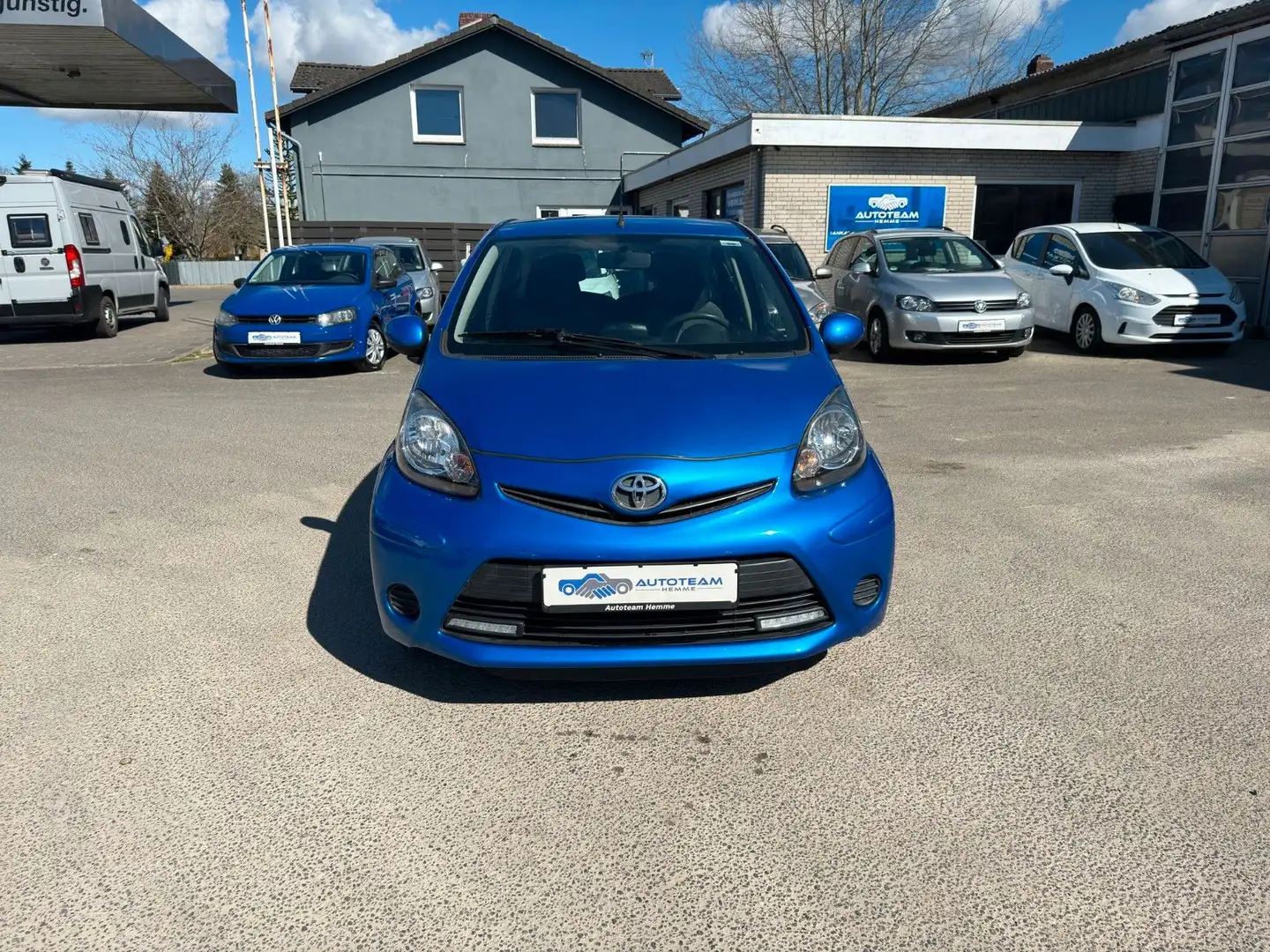 Toyota Aygo AYGO Cool Go TÜV/KLIMA/NAVI/EFH/ZV Albastru - 2