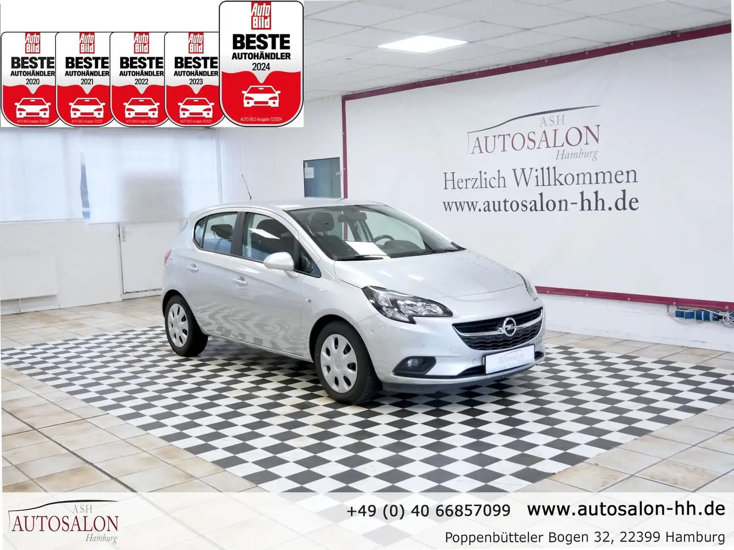 Opel Corsa-e Corsa E Edition*2Vorb*Servicegep*PDC V&H*Winter-Pa Silber - 1