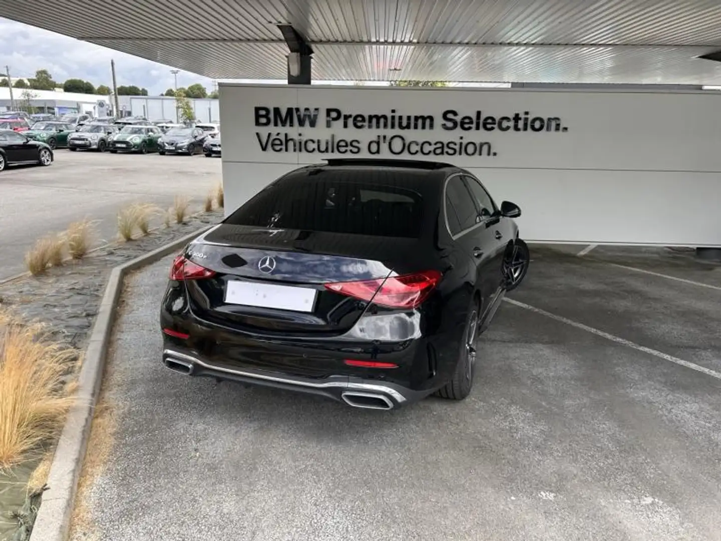 Mercedes-Benz C 30 AMG 300 e 204+129ch AMG Line Schwarz - 2