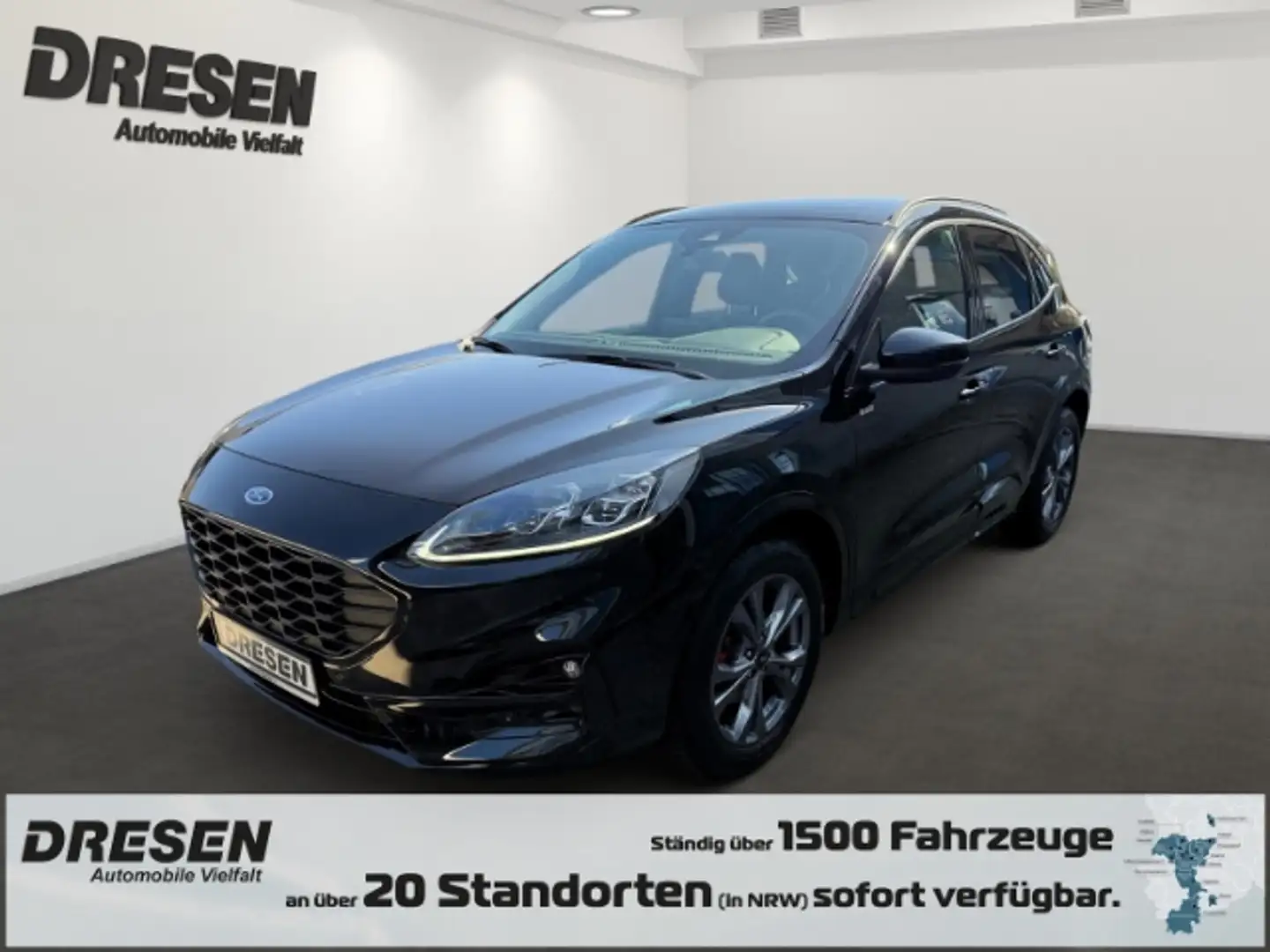 Ford Kuga 4x4 2.0 EcoBlue ST-Line X + el. AHK + Ganzjahresre Negro - 1