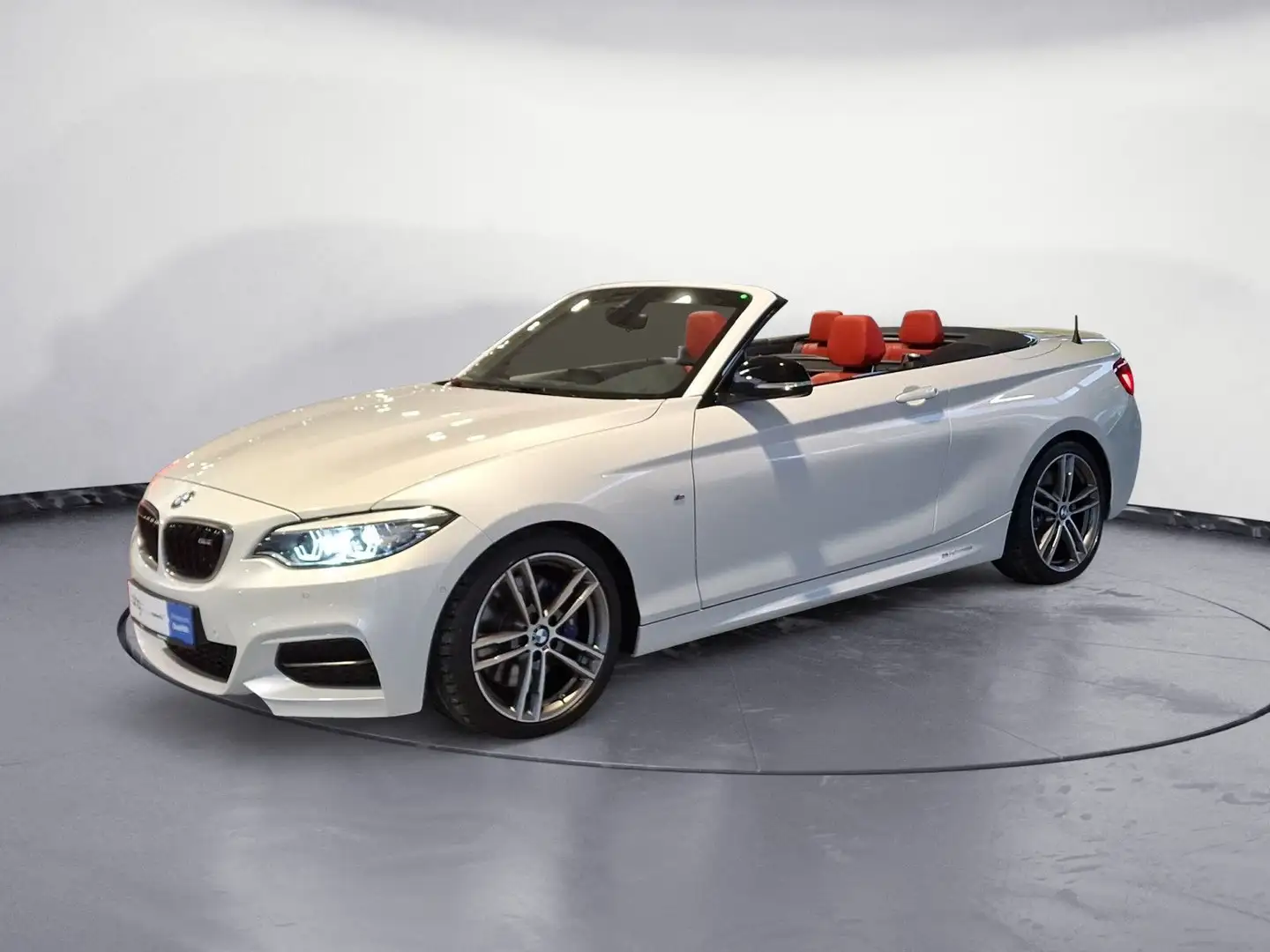 BMW 240 xDrive Cabrio Navi Prof. Head UP Rückfahrk Blanc - 2