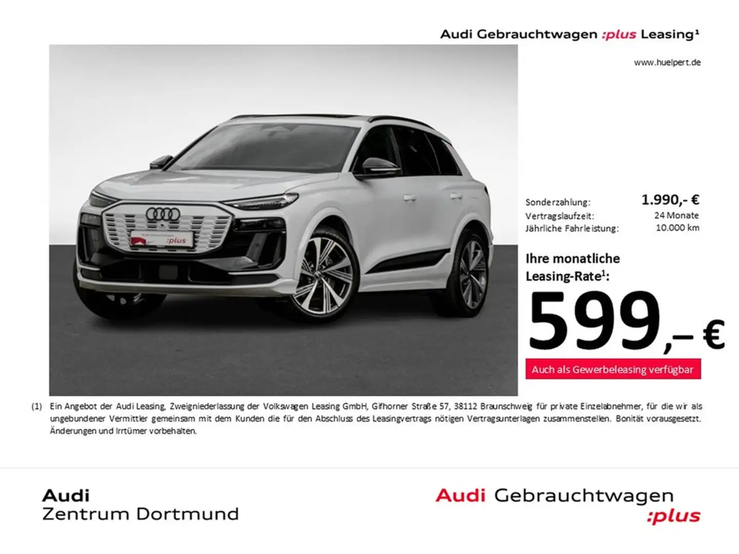 Audi SQ6 e-tron quattro PANO B&O 360°CAM ACC LM21 Weiß - 1